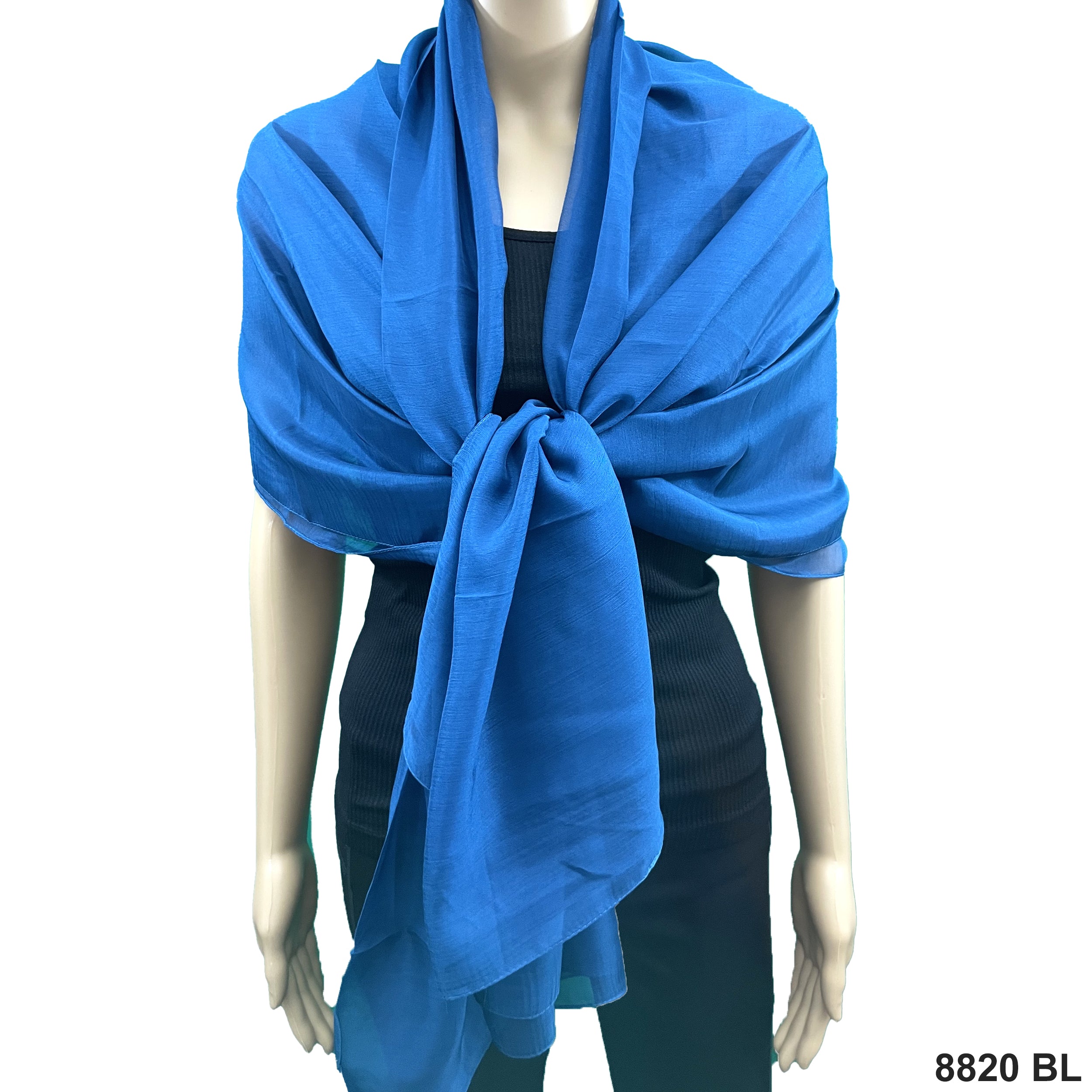 Plain Scarf 8820 BL