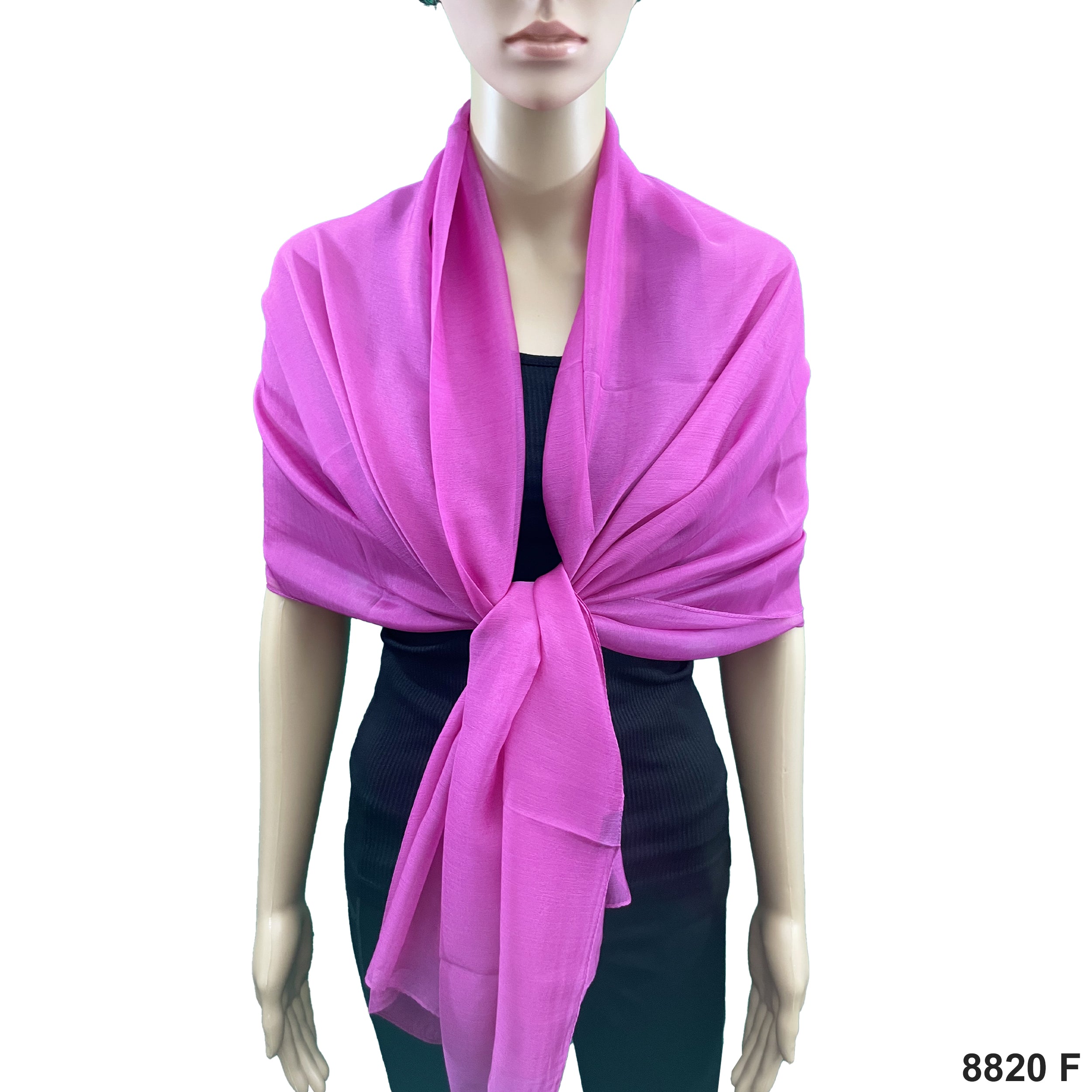 Plain Scarf 8820 F