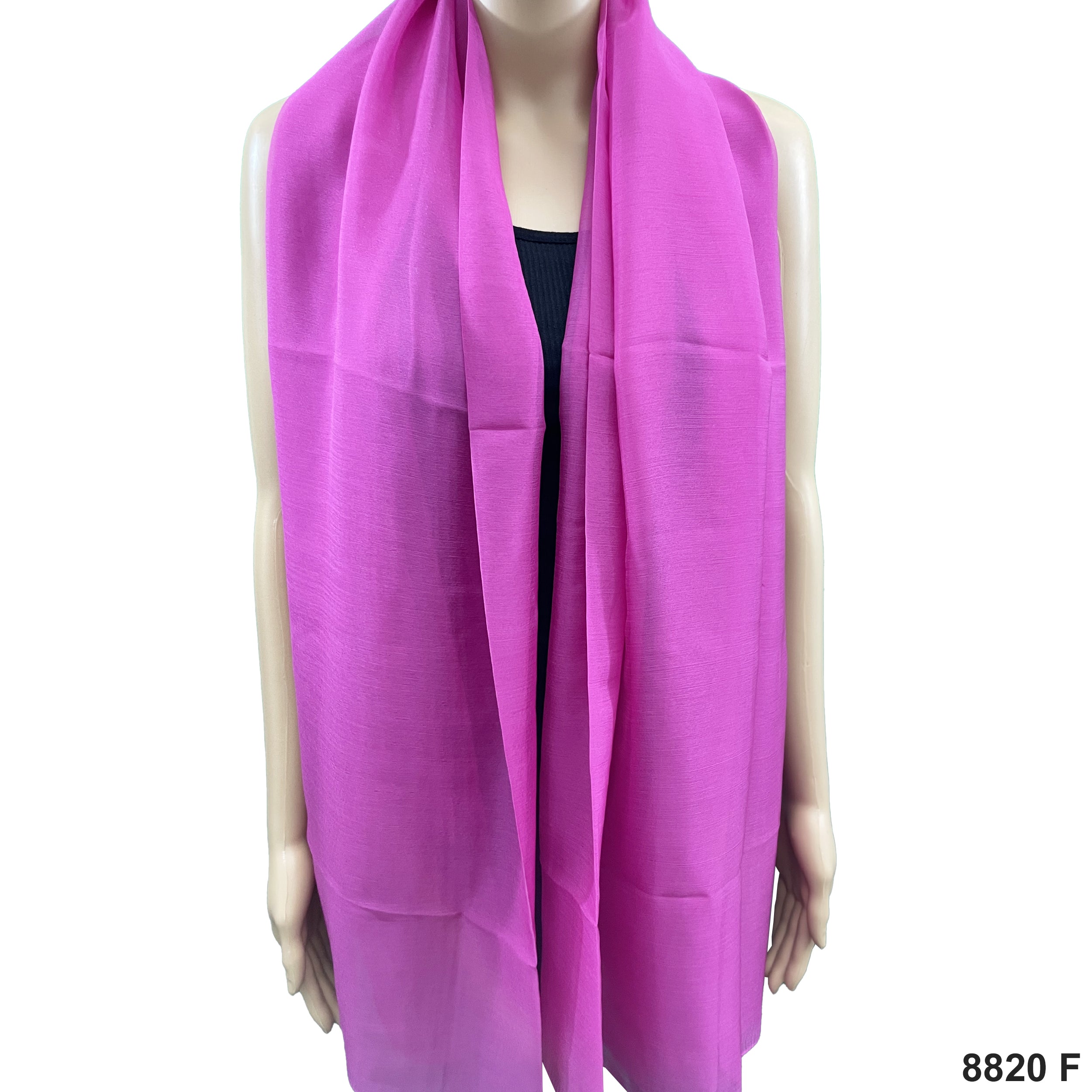 Plain Scarf 8820 F