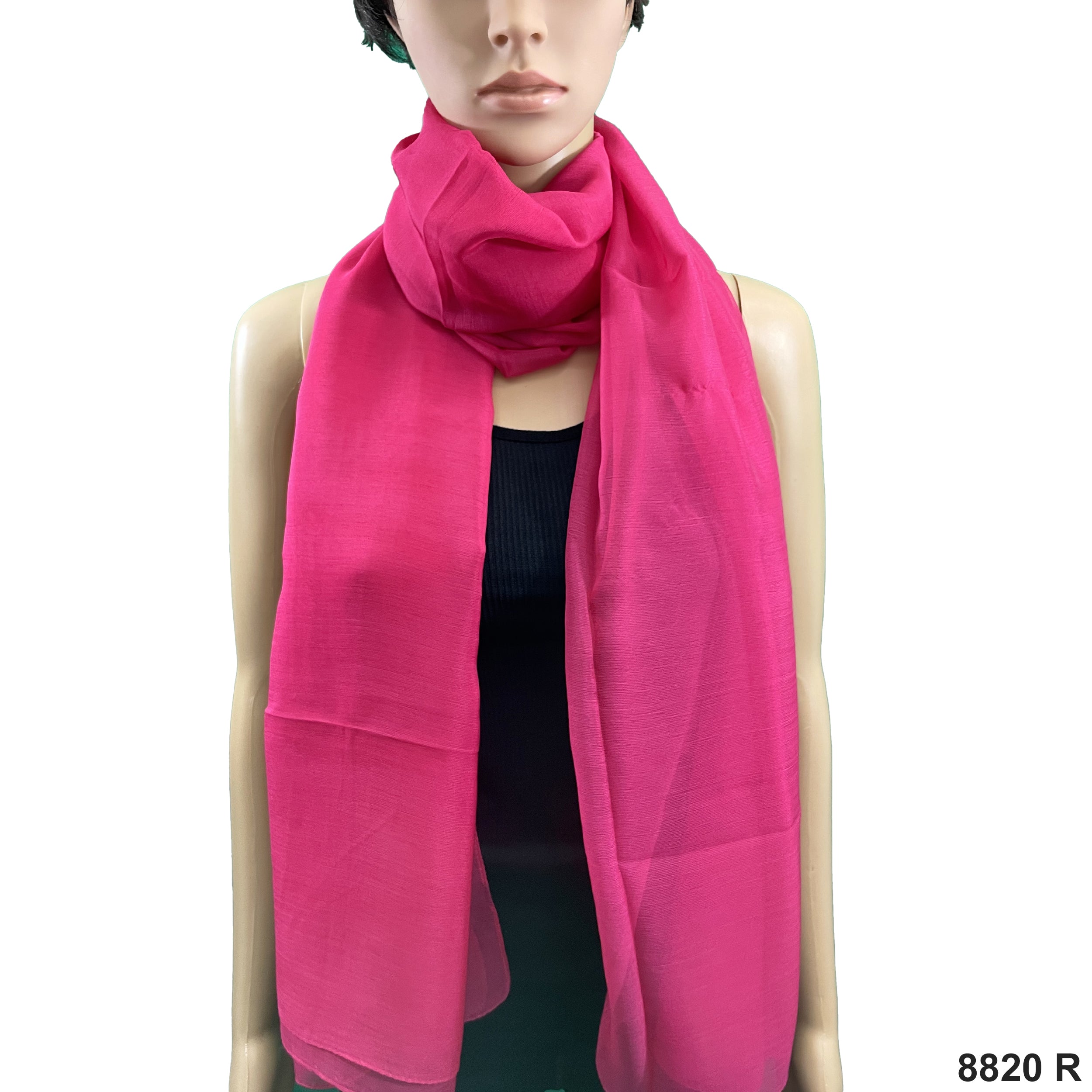 Plain Scarf 8820 R