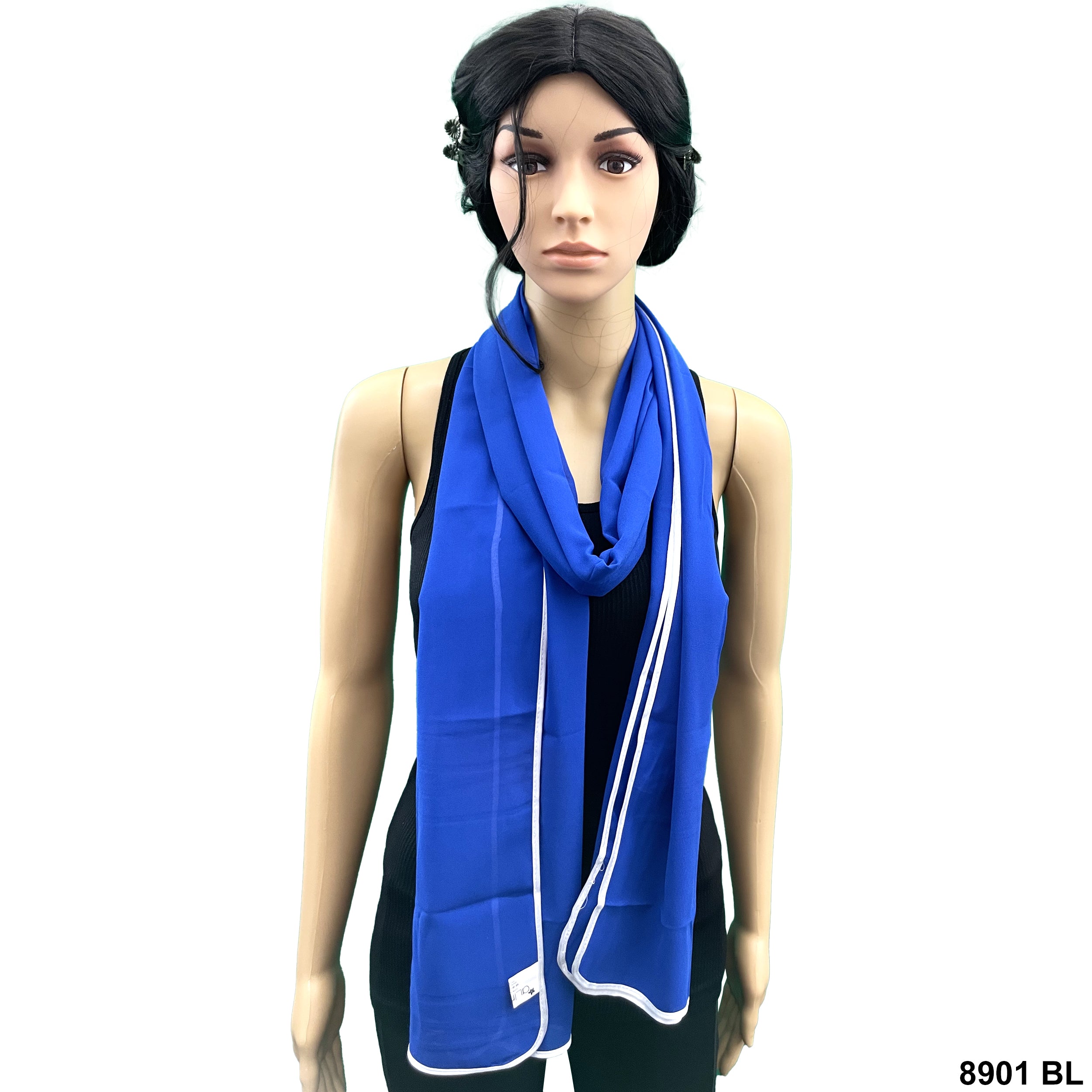 Plain Scarf 8901 BL