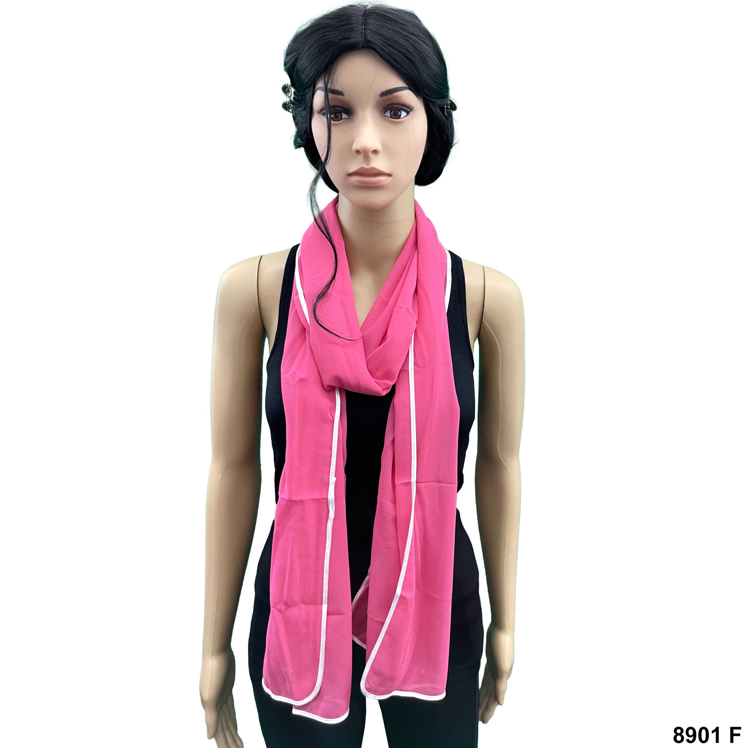 Plain Scarf 8901 F