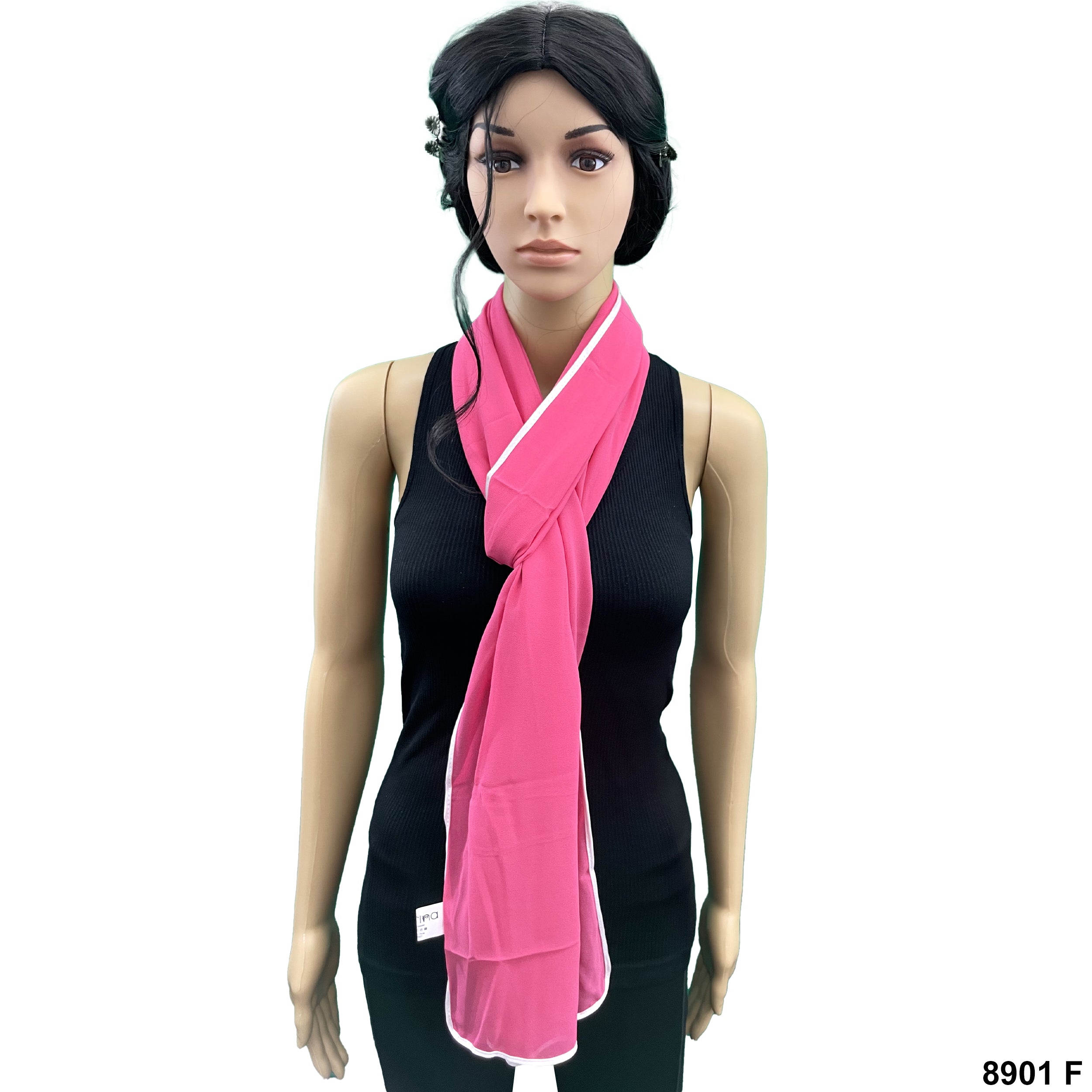 Plain Scarf 8901 F