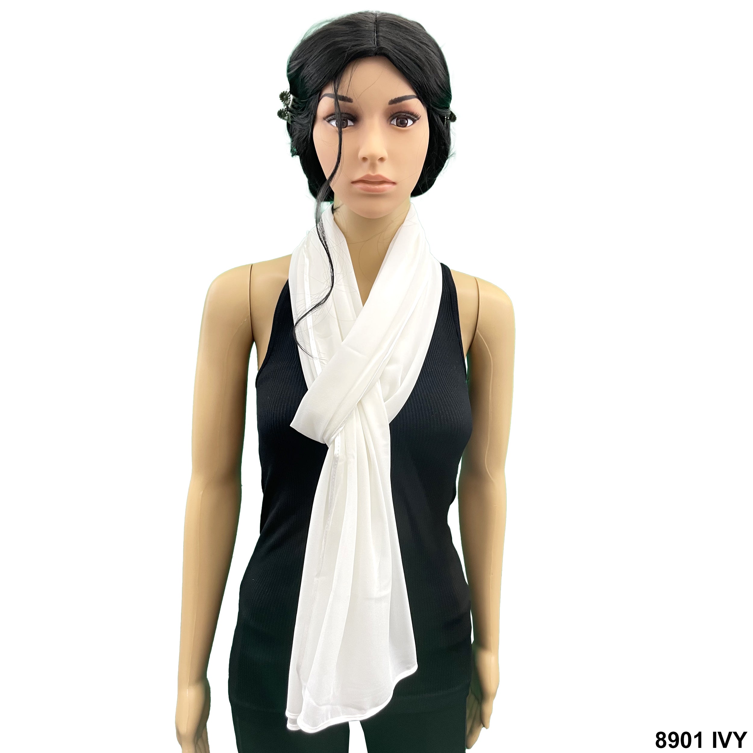 Plain Scarf 8901 IVY