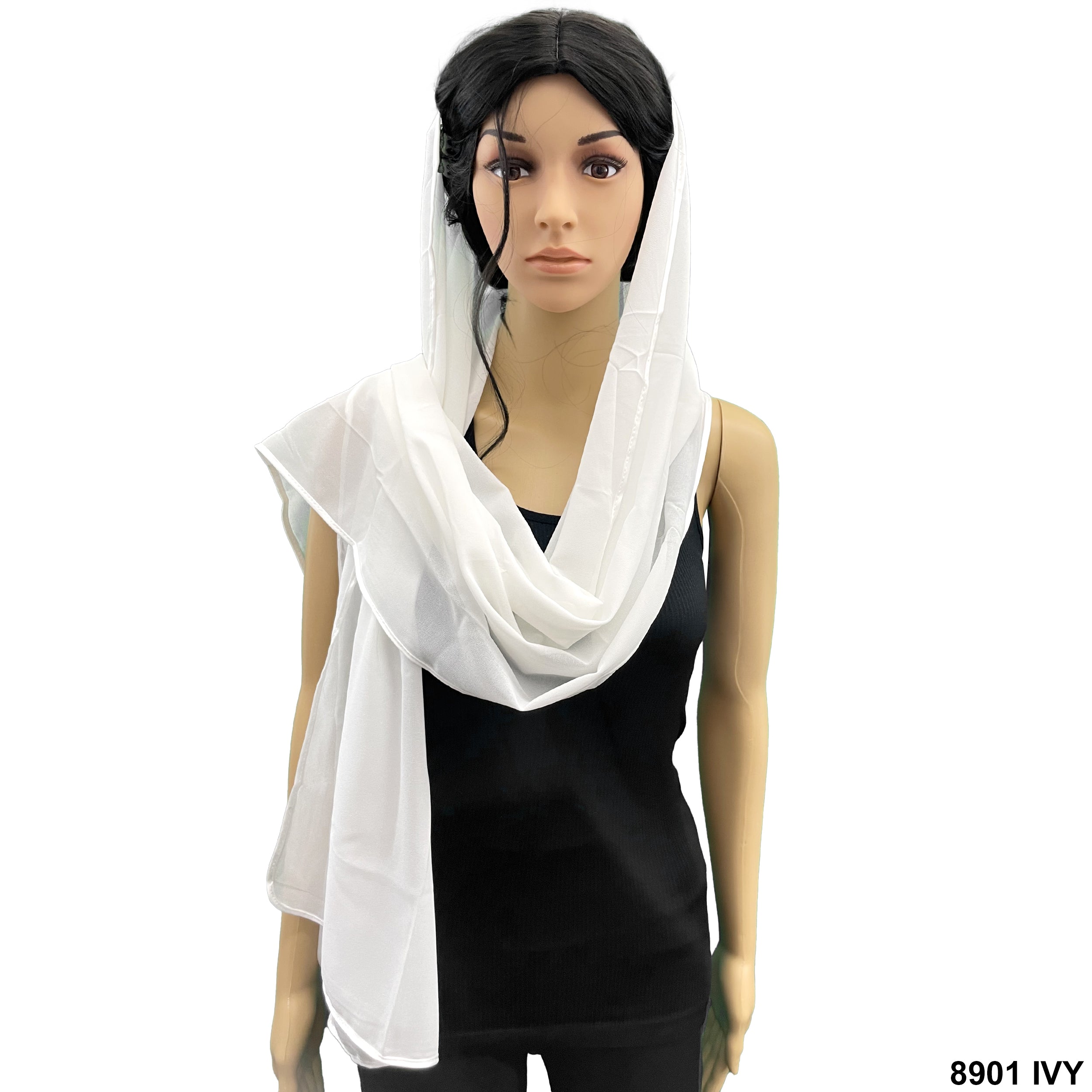 Plain Scarf 8901 IVY