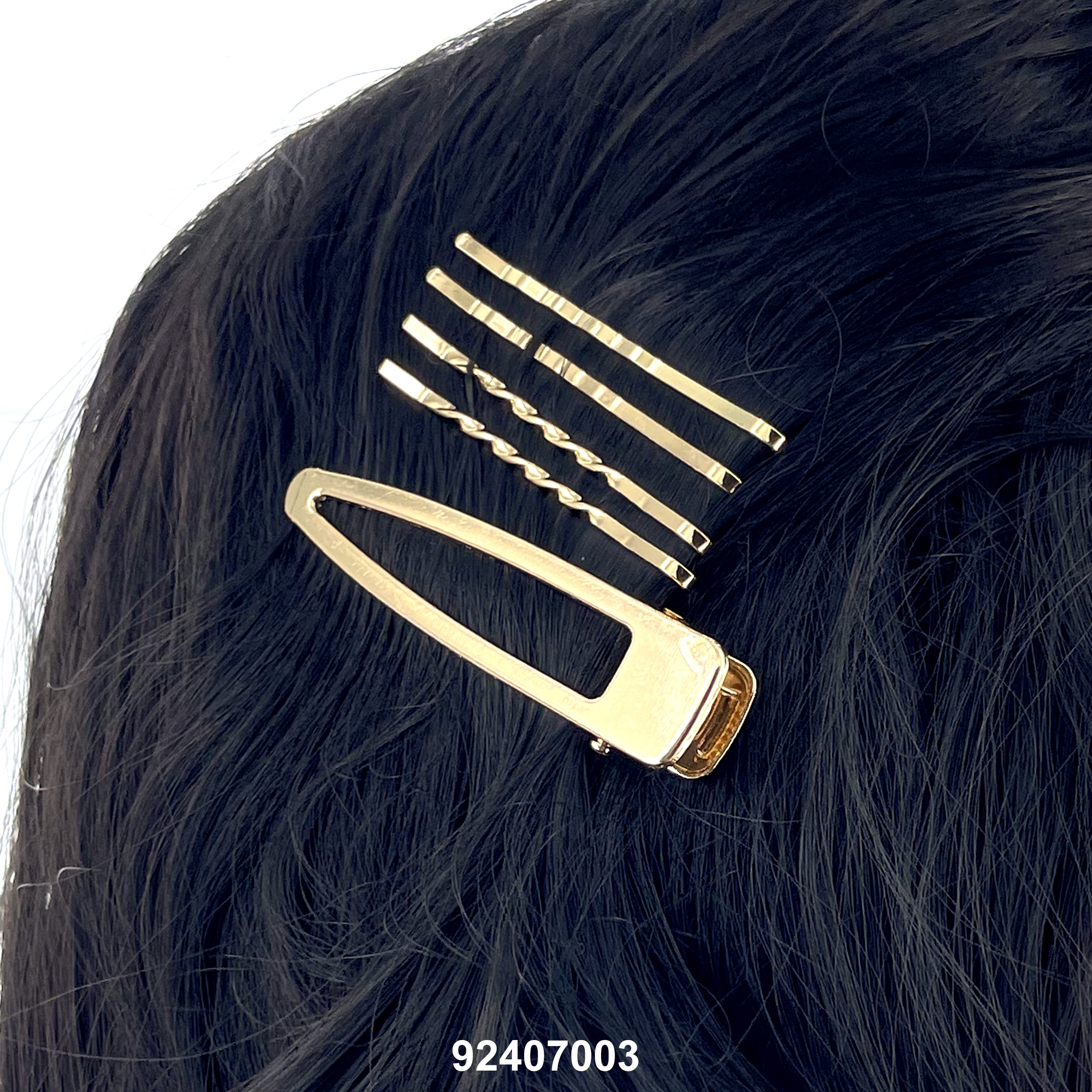 HAIR CLIP (DOUBLE PRONG + PEARL BOBBY PINS) 92407003