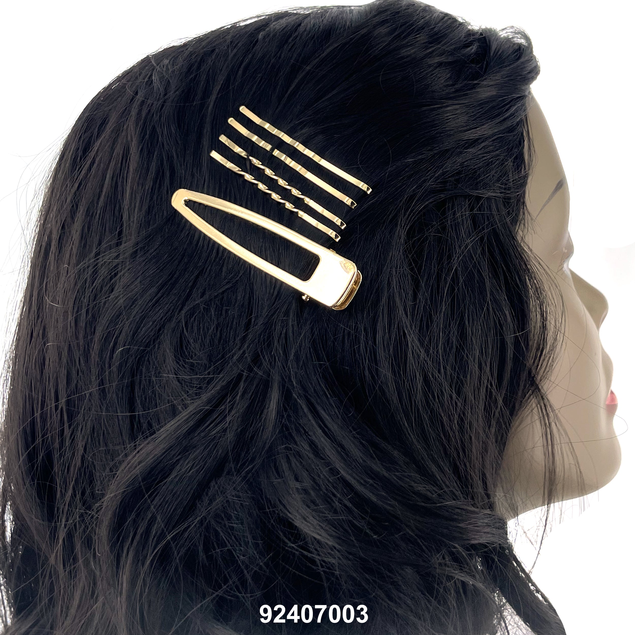 HAIR CLIP (DOUBLE PRONG + PEARL BOBBY PINS) 92407003