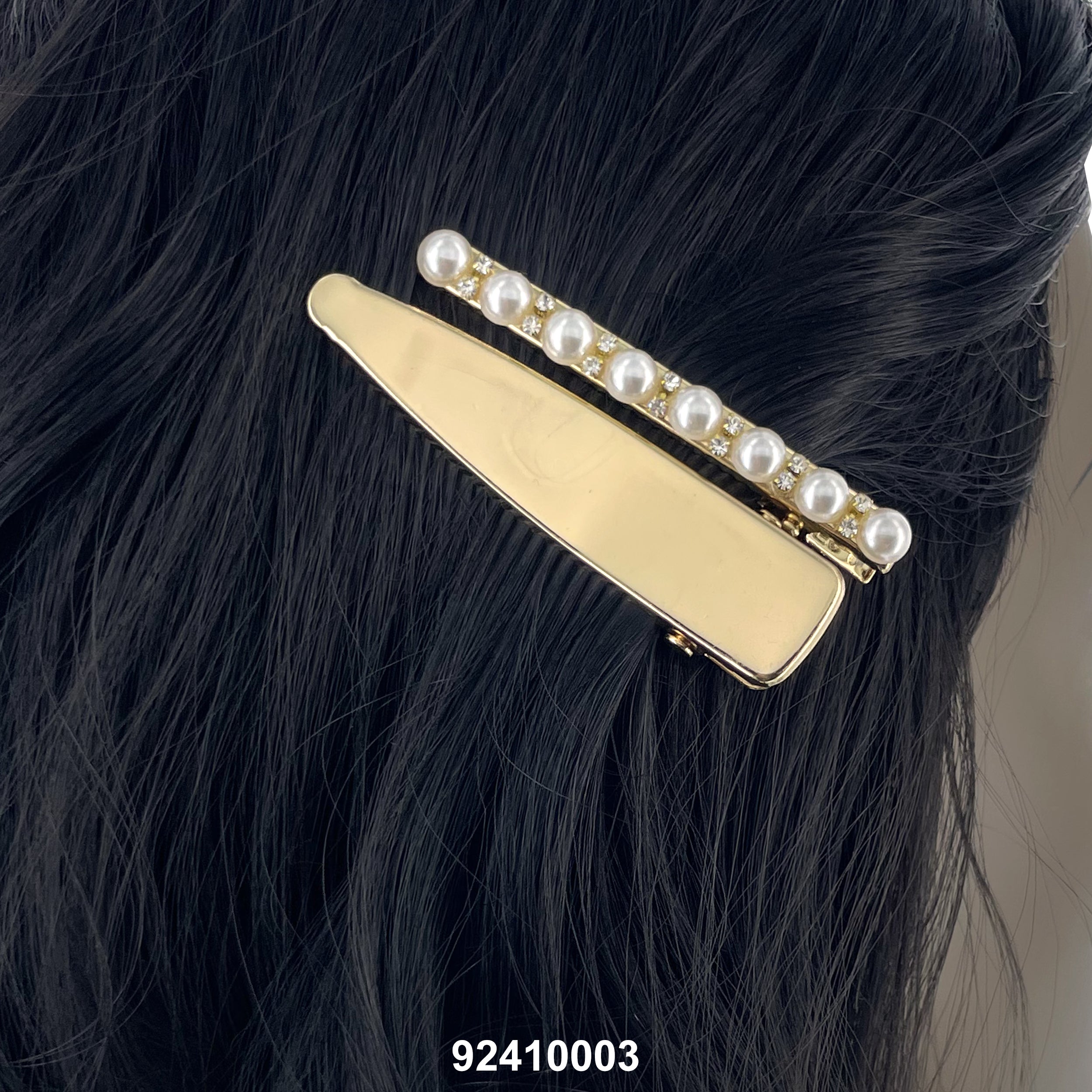 HAIR CLIP (DOUBLE PRONG + PEARL BOBBY PINS) 92410003