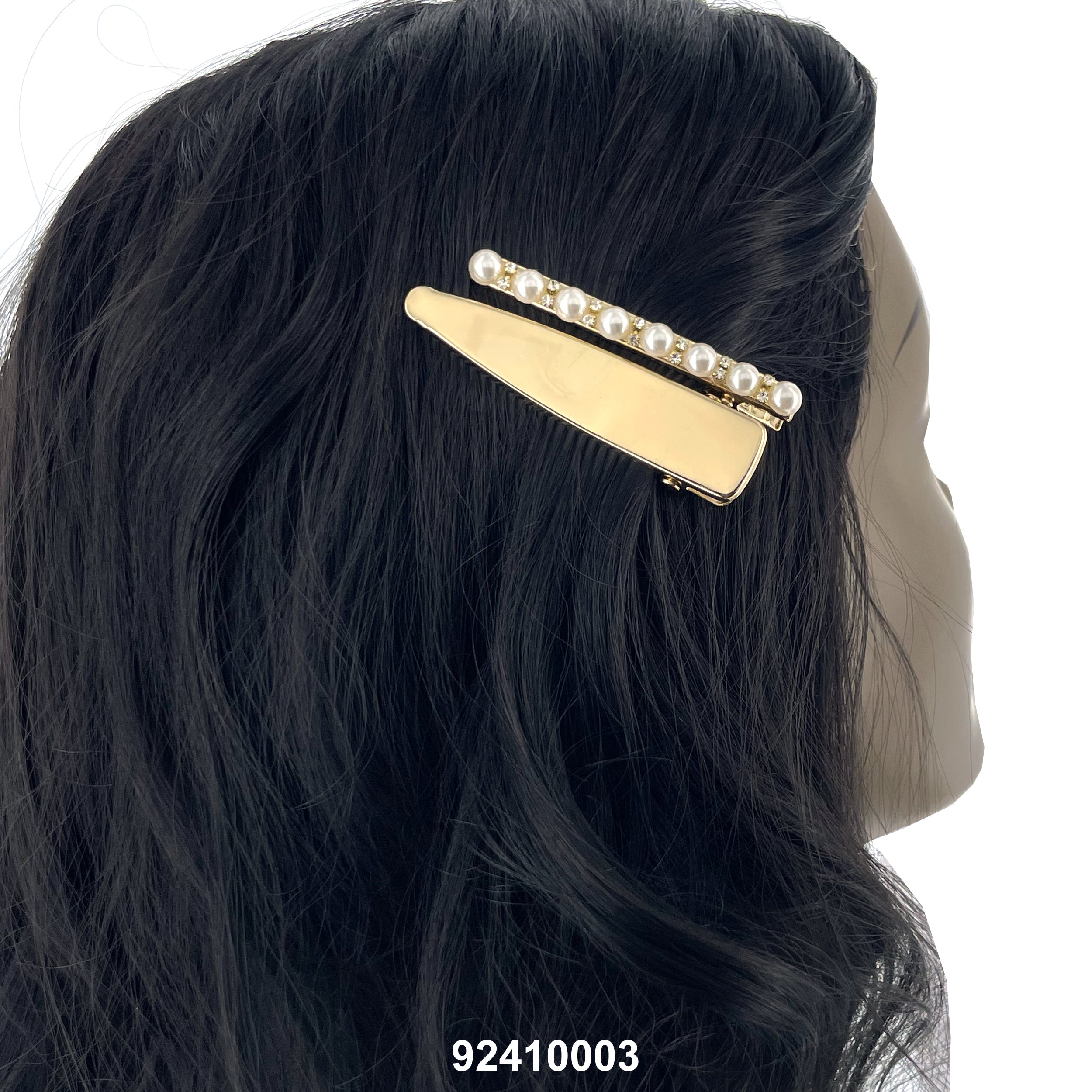 HAIR CLIP (DOUBLE PRONG + PEARL BOBBY PINS) 92410003