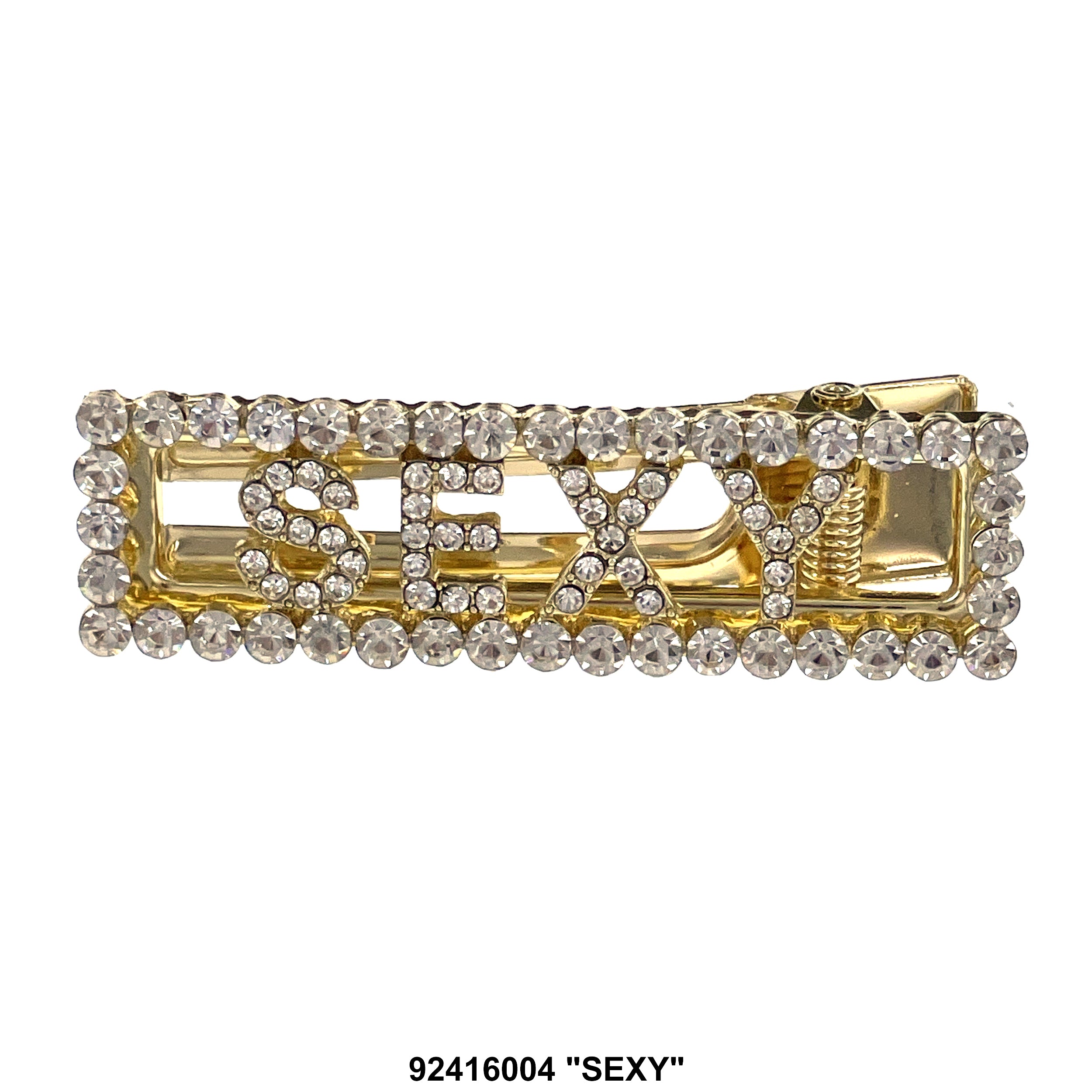 CZ Stones Hair Clip 92416004 "SEXY"