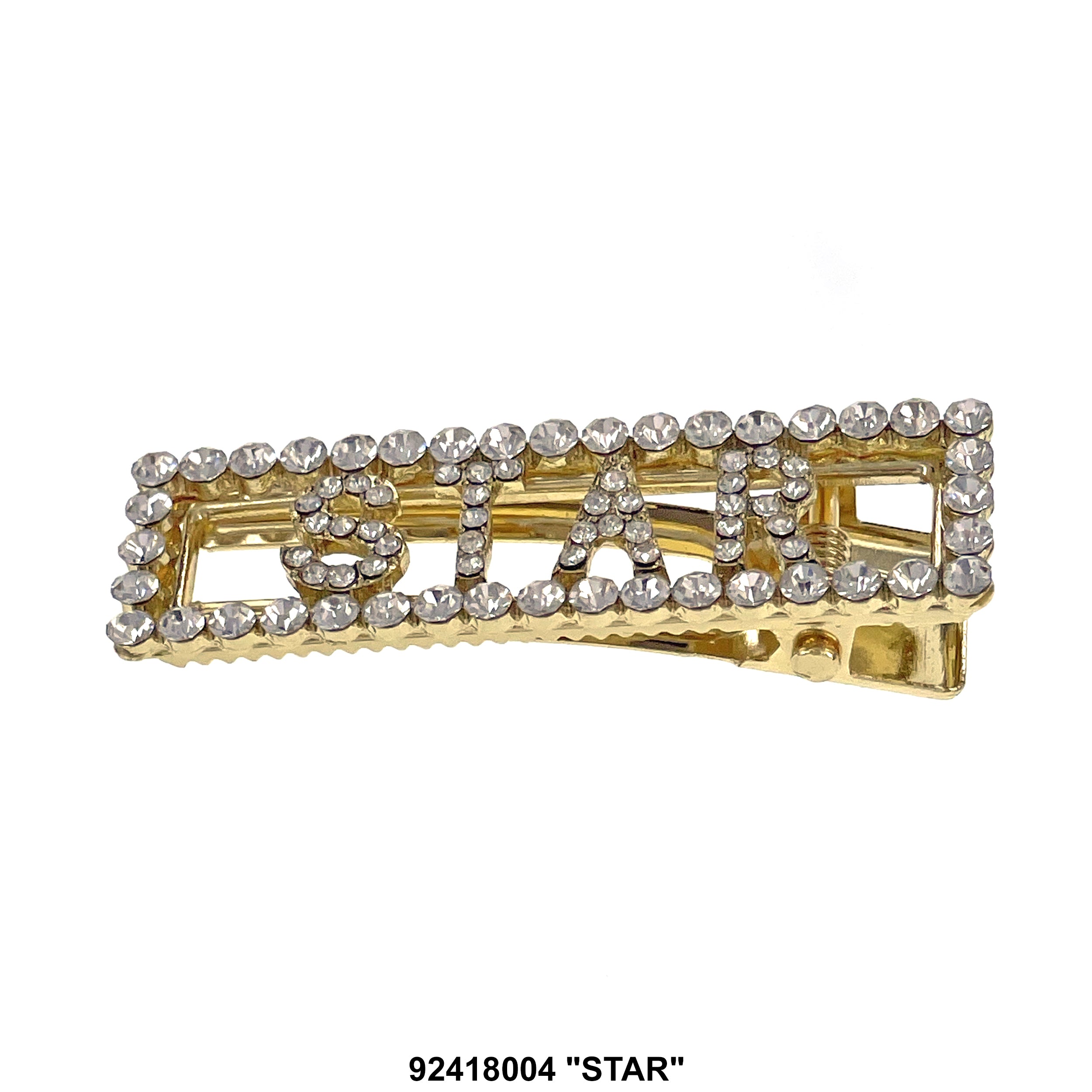 CZ Stones Hair Clip 92418004 "STAR"