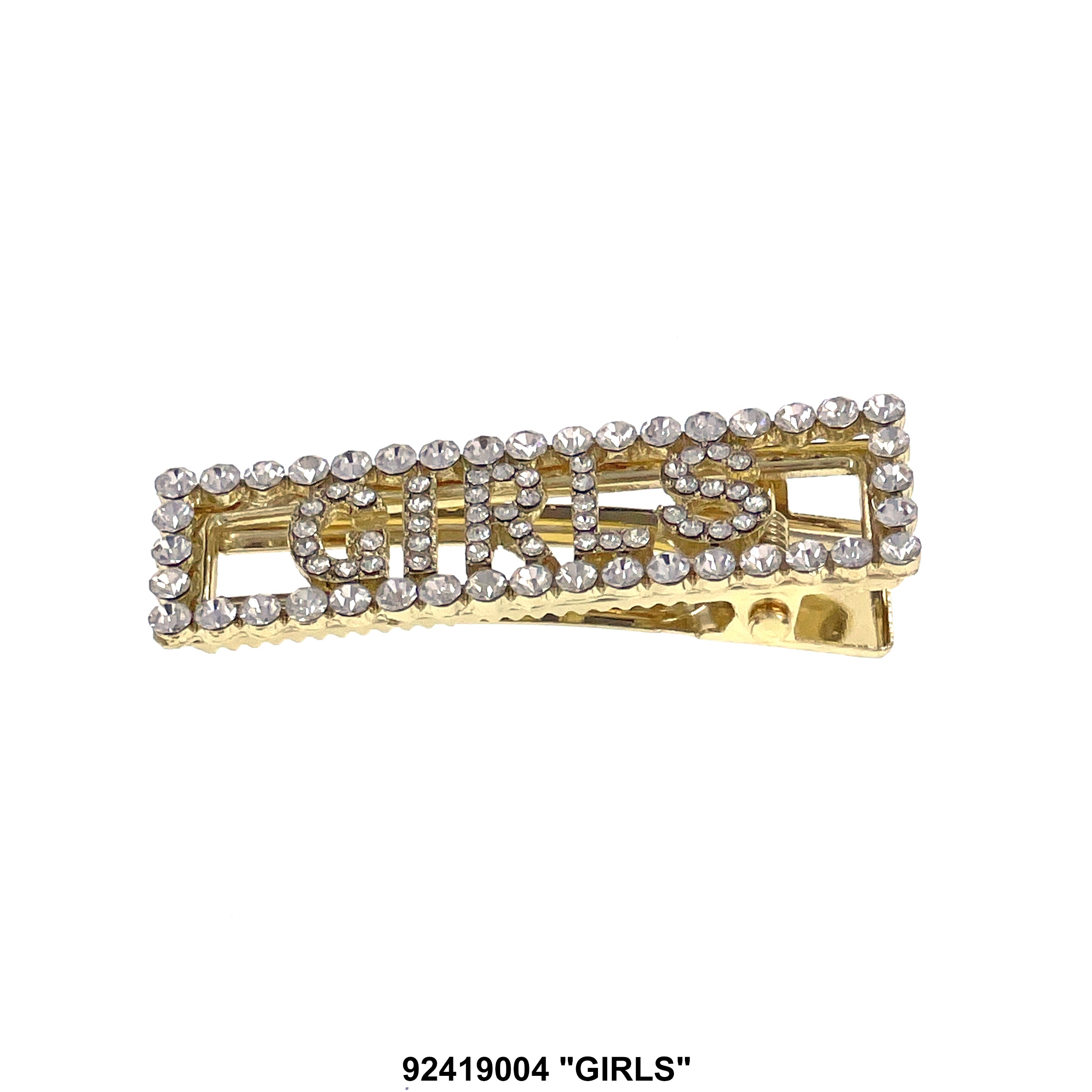 CZ Stones Hair Clip 92419004 "GIRLS"