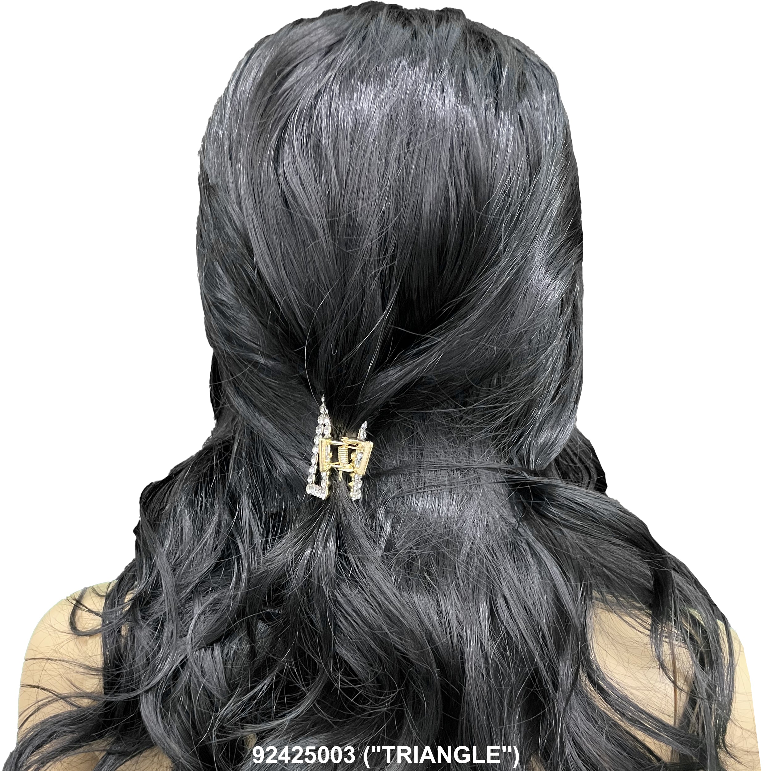 CZ Stones Hair Clip 92425003 ("TRIANGLE")