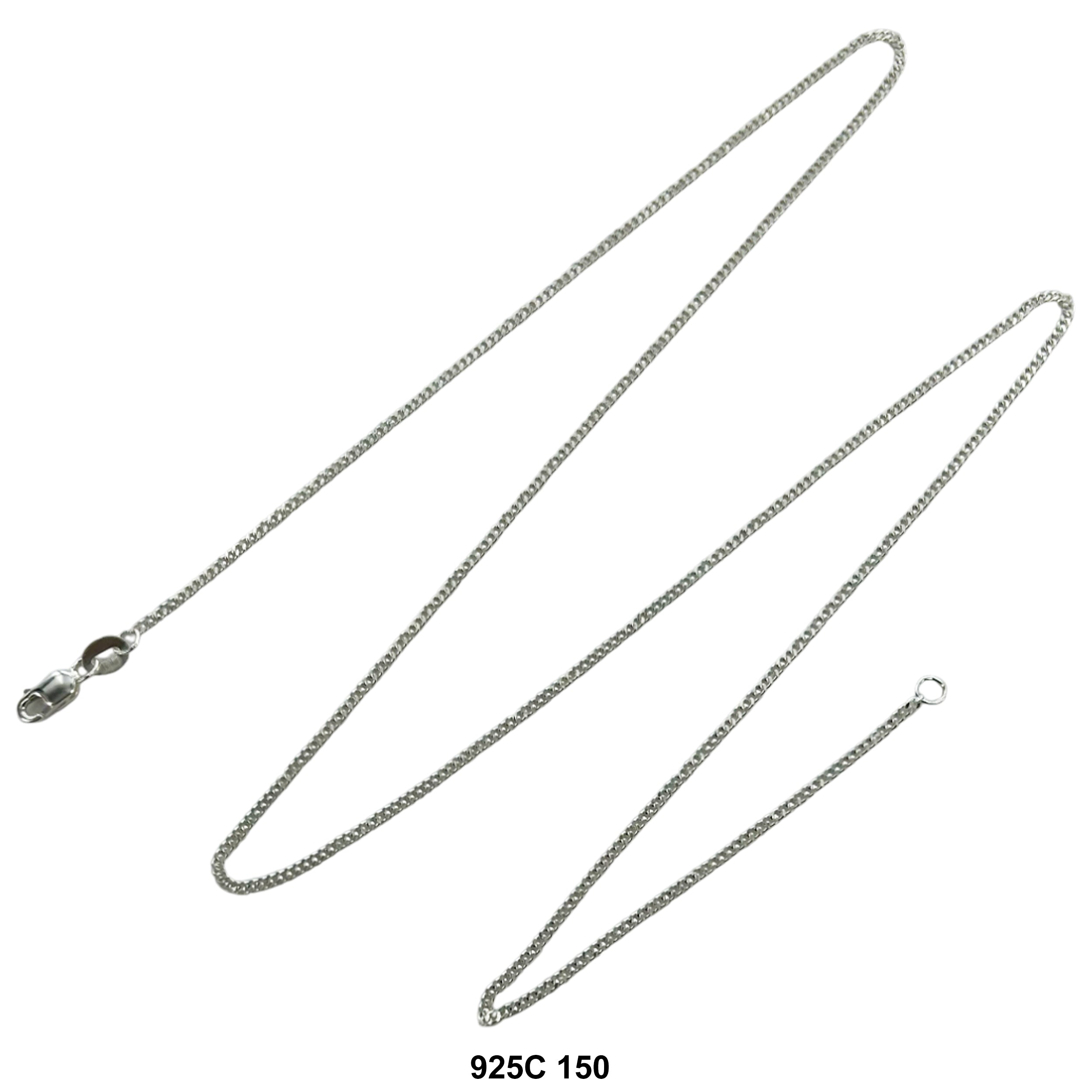 1.5 MM Cuban Chain 925C 150