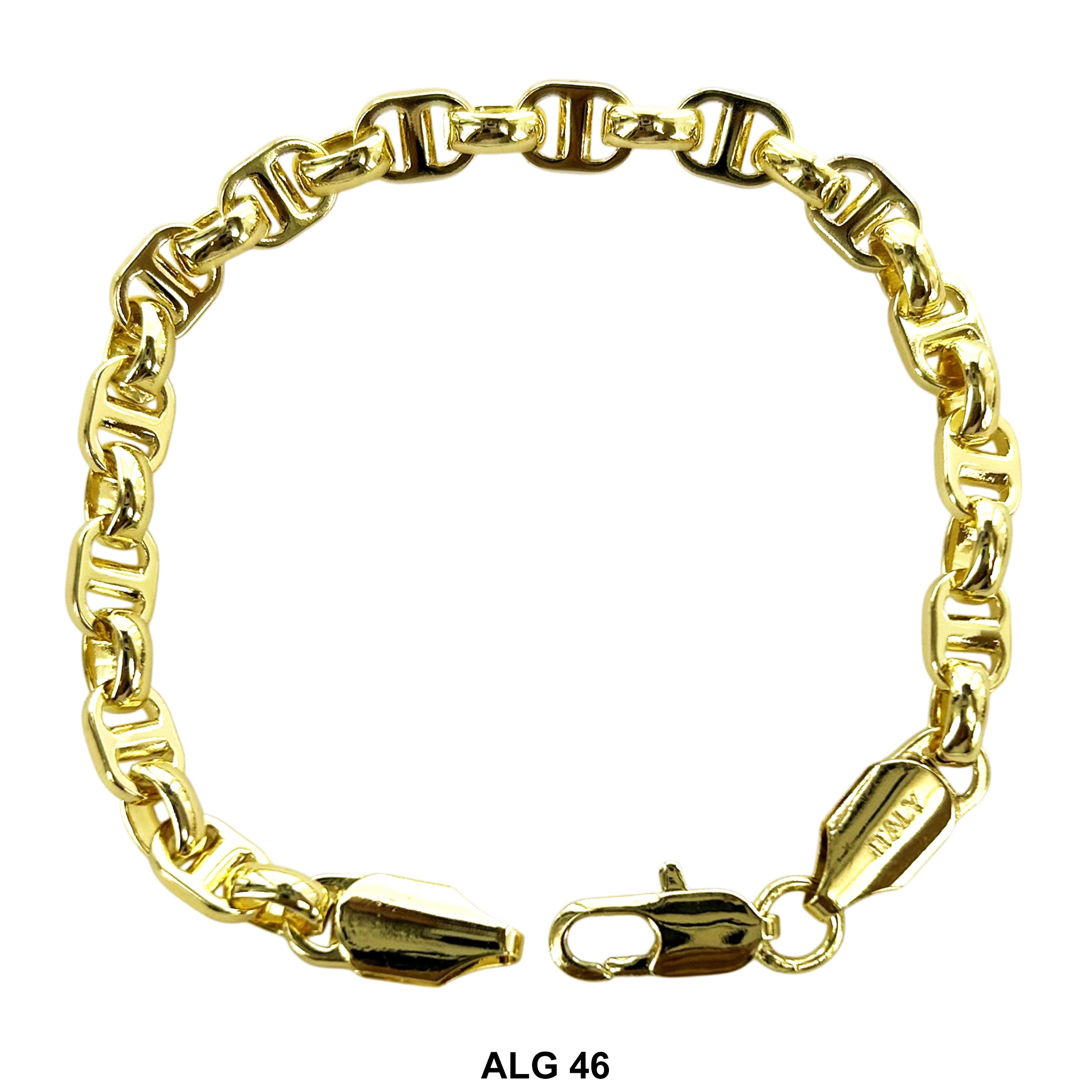 4 x 6 MM Links Anchor Style Bracelet ALG 46