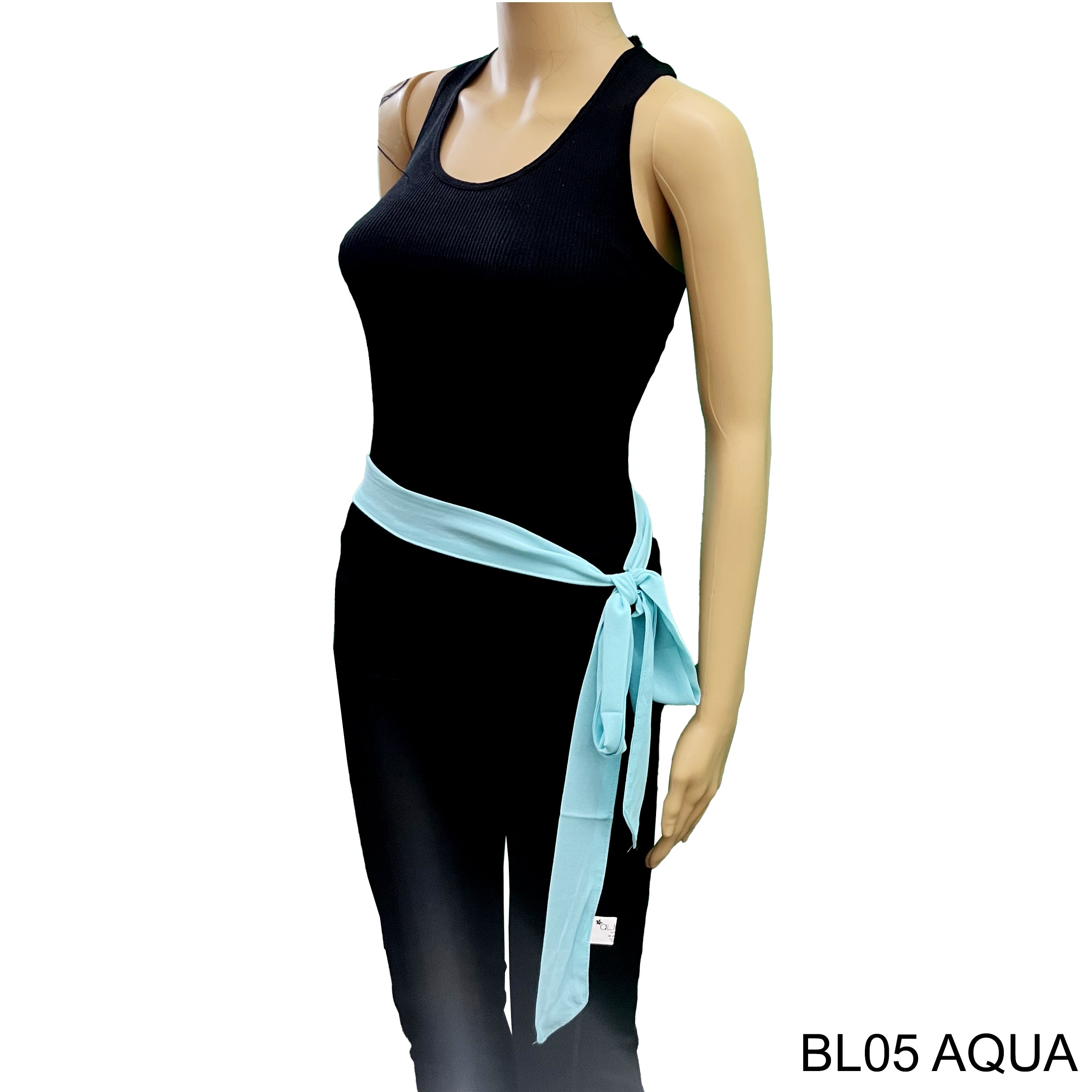 Skinny Summer Scarf BL05 AQUA