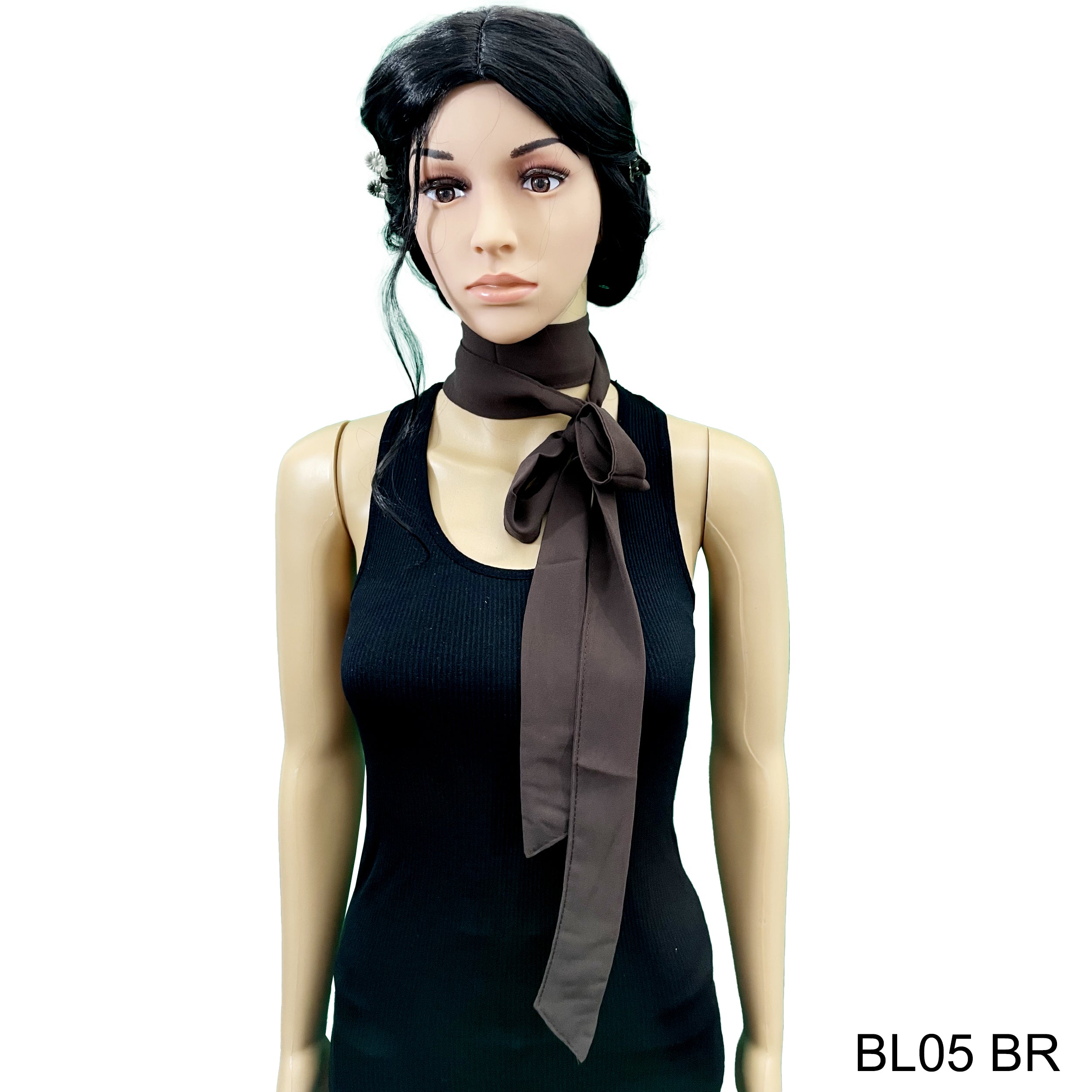 Skinny Summer Scarf BL05 BR