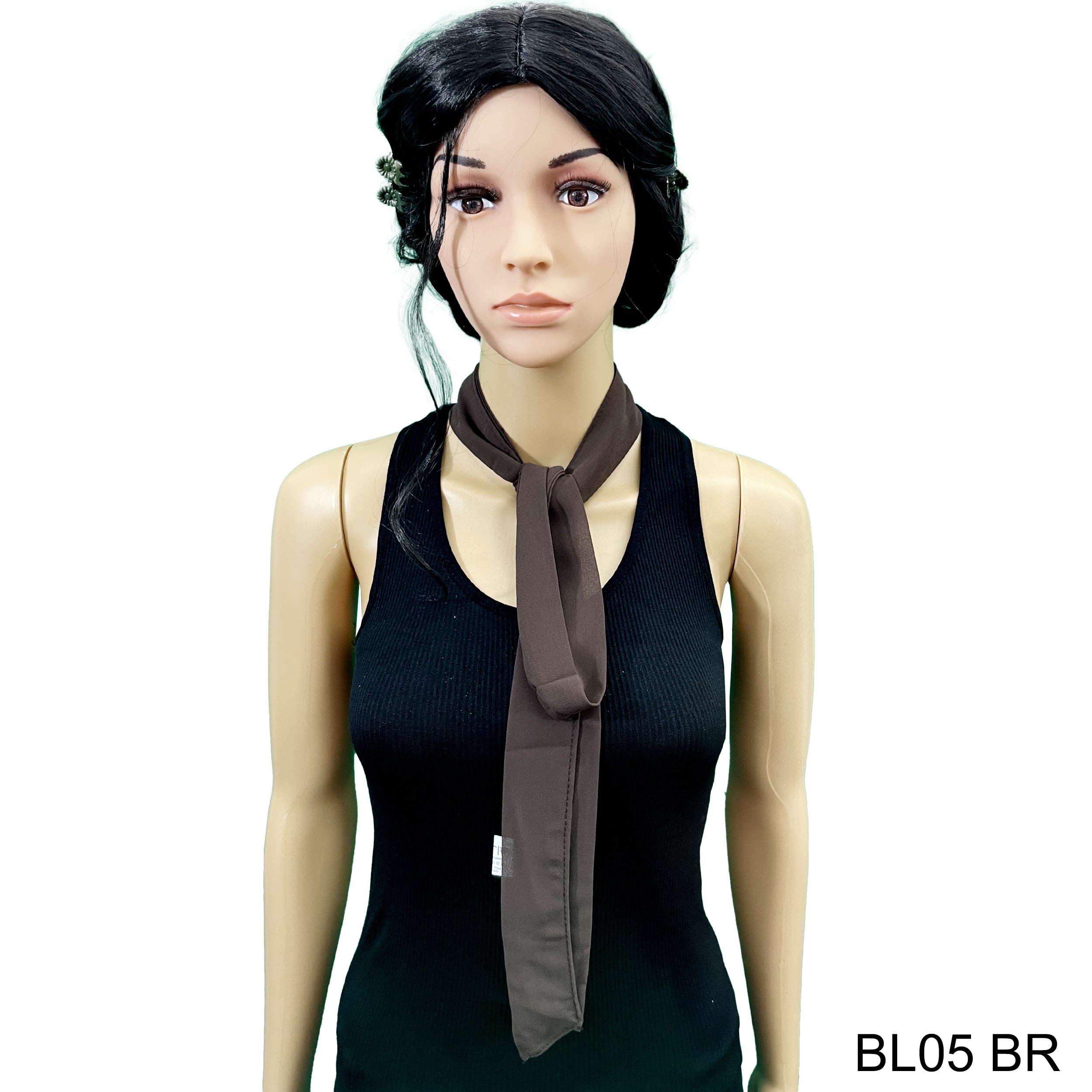 Skinny Summer Scarf BL05 BR