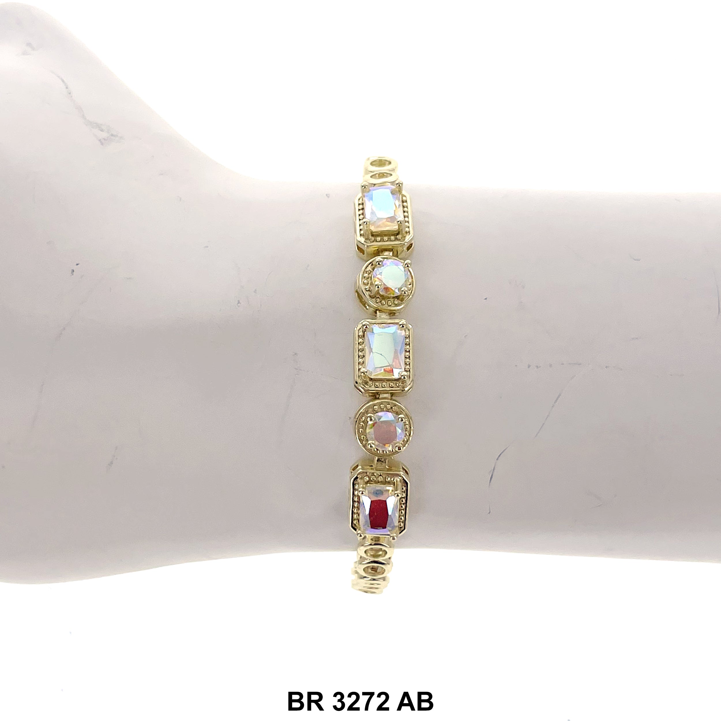 CZ Bracelet BR 3272 (G) AB