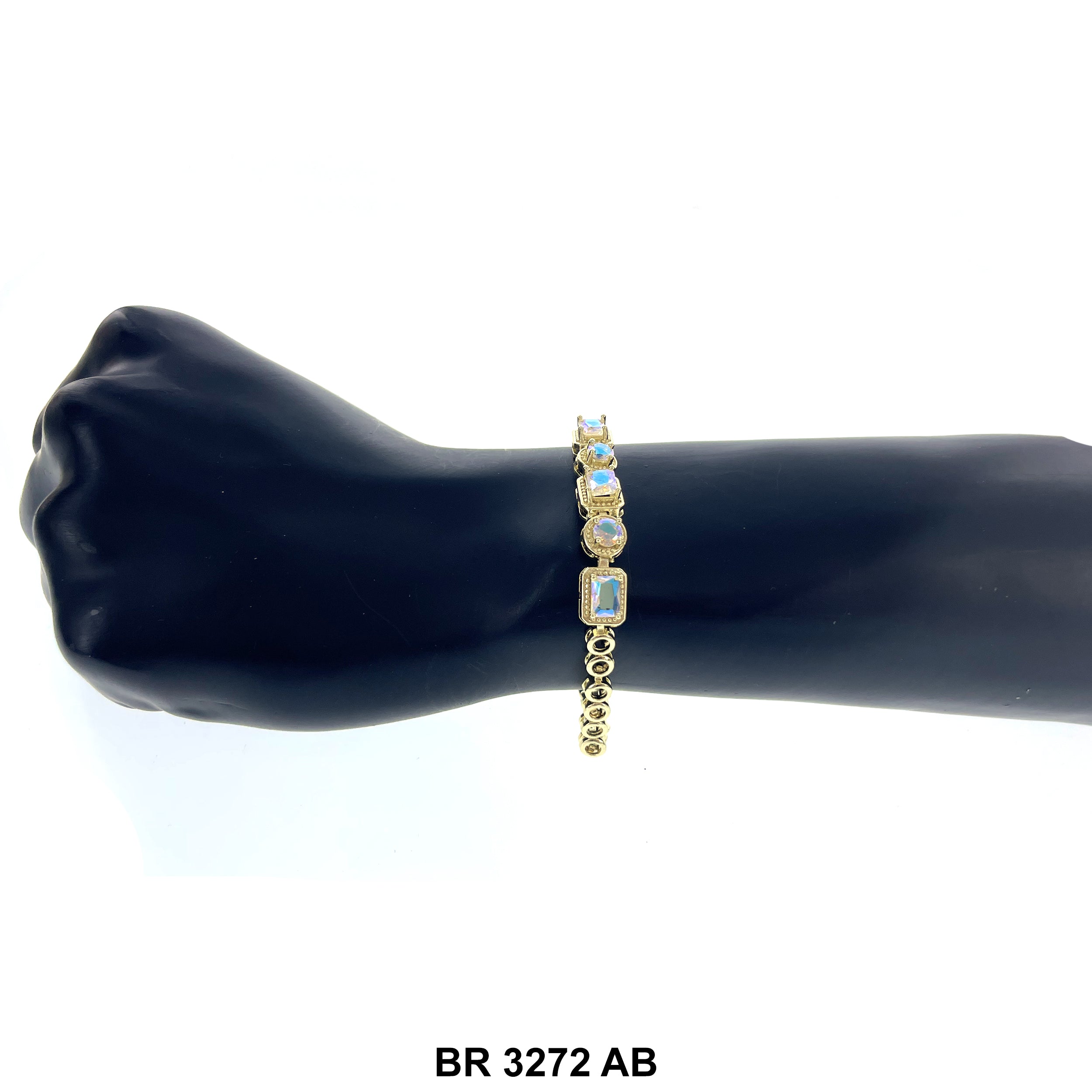 Brazalete CZ BR 3272 (G) BL