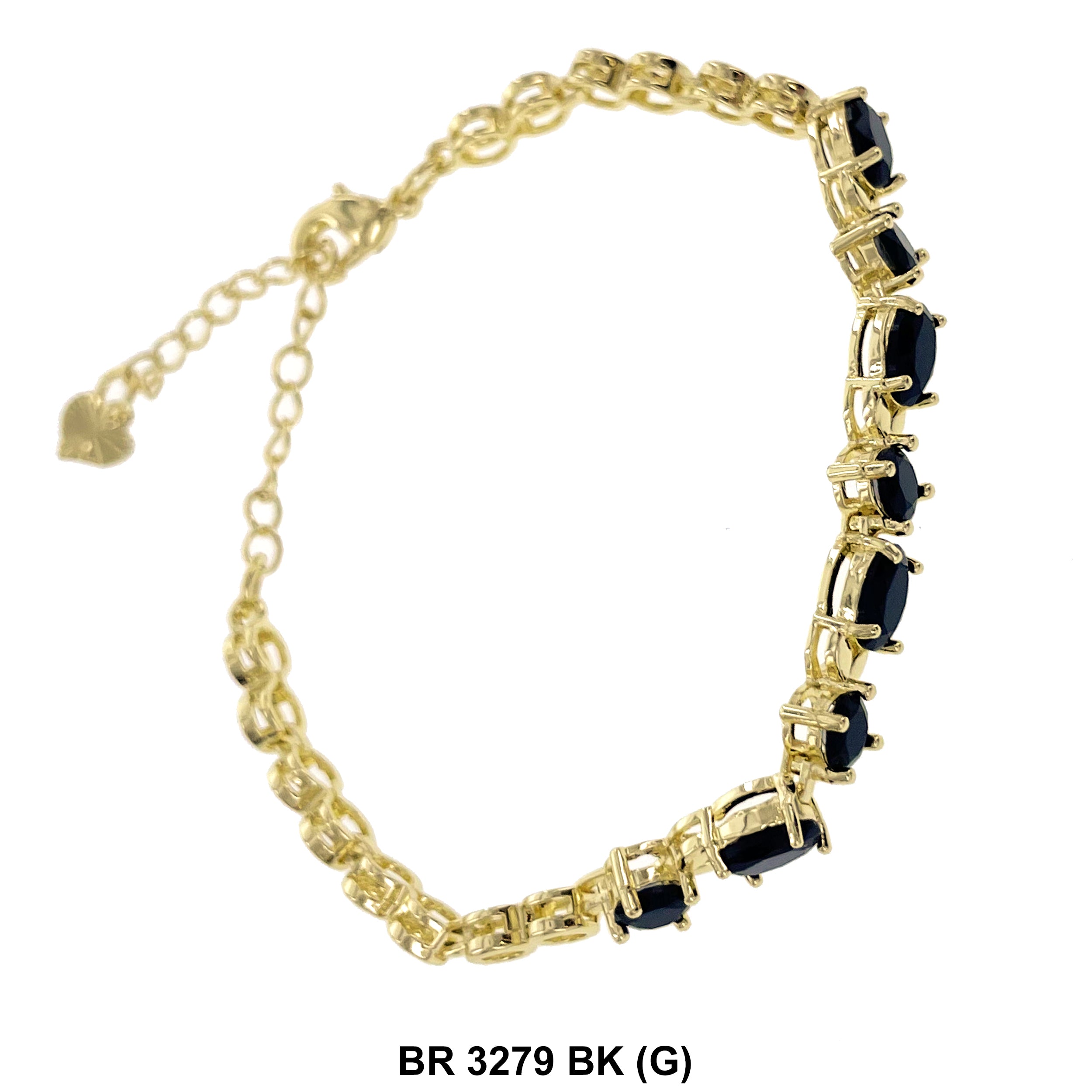 CZ Bracelet BR 3279 (G) BK