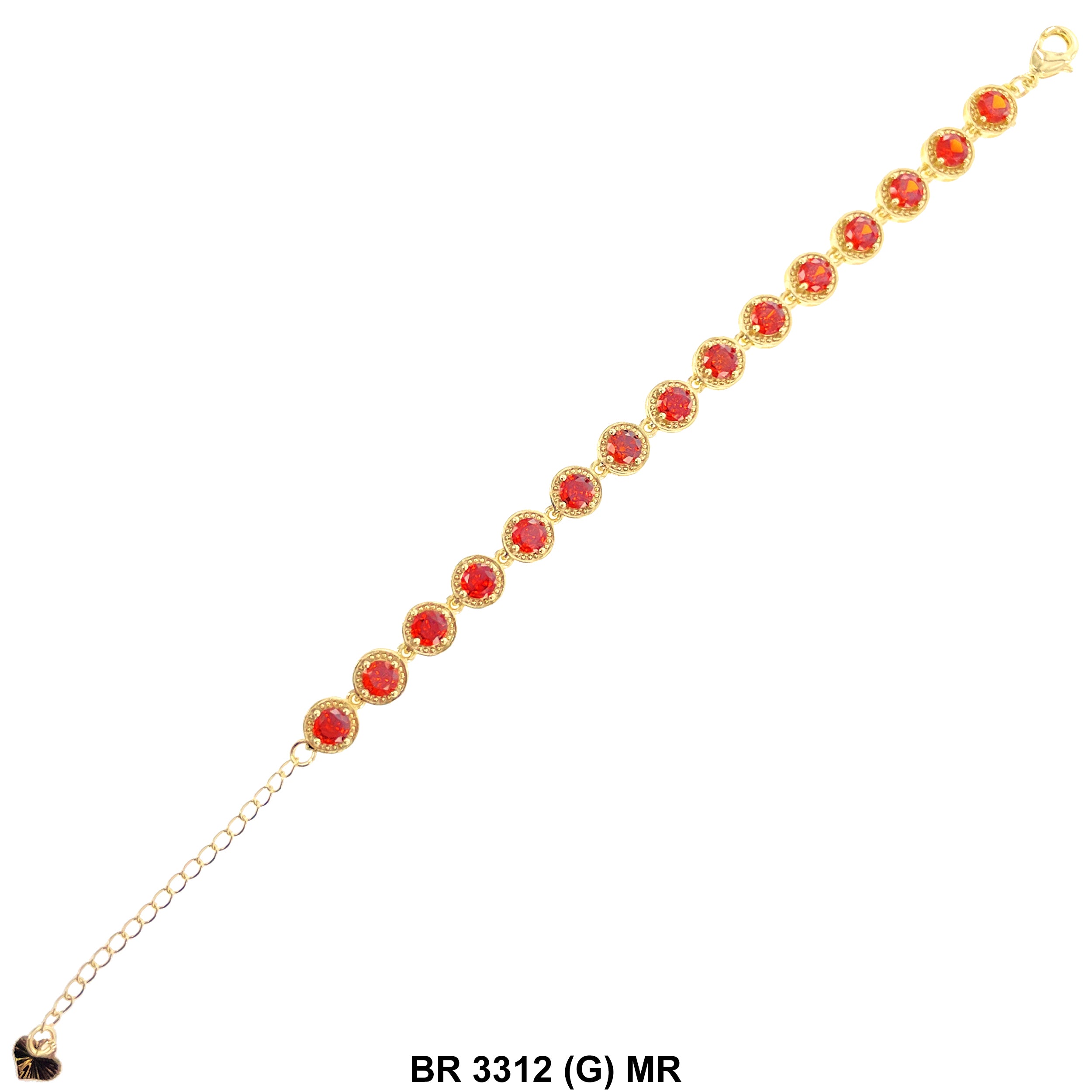 Cubic Zirconia Tennis Bracelet BR 3312 (G) MR