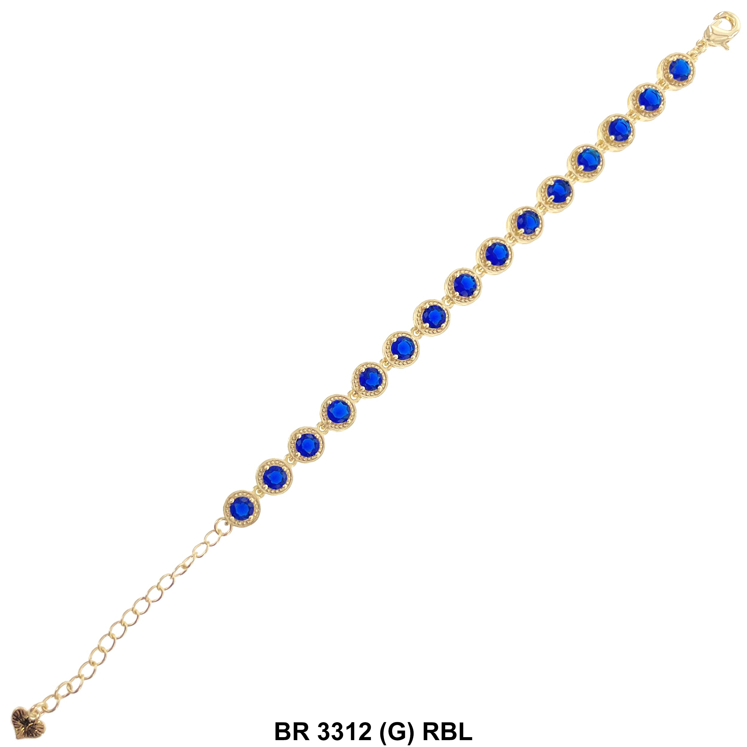 Cubic Zirconia Tennis Bracelet BR 3312 (G) RBL