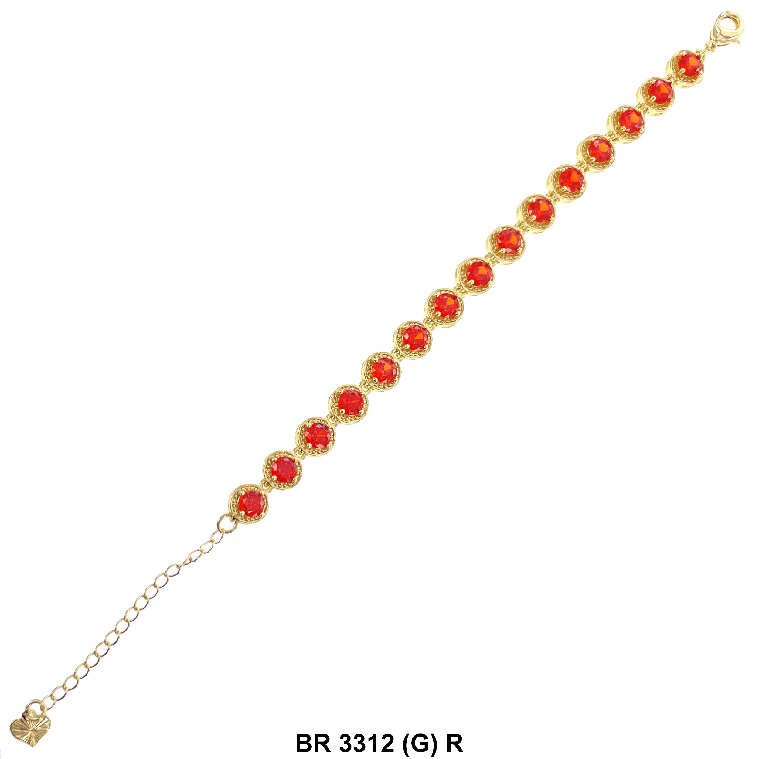 Cubic Zirconia Tennis Bracelet BR 3312 (G) R