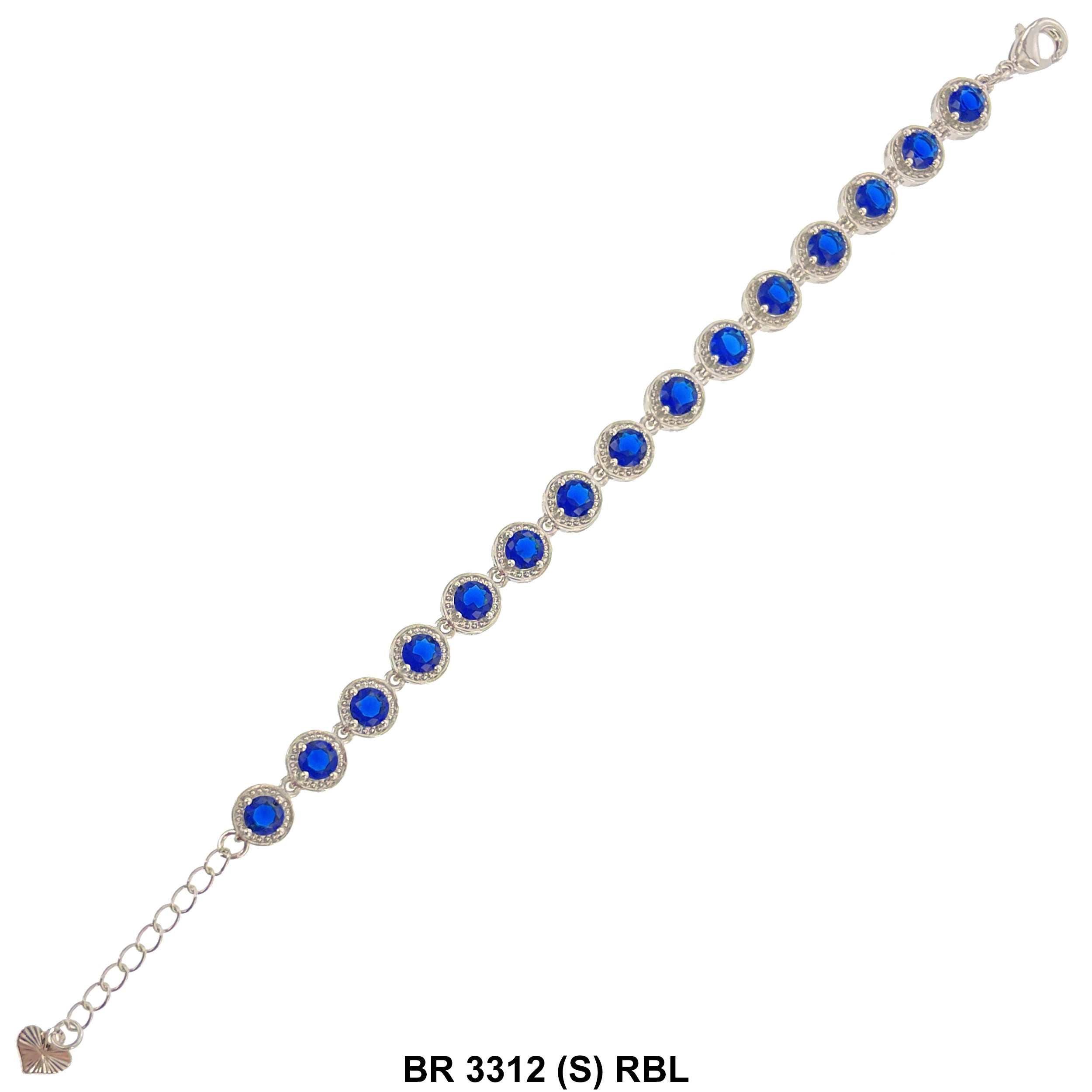 Cubic Zirconia Tennis Bracelet BR 3312 (S) RBL