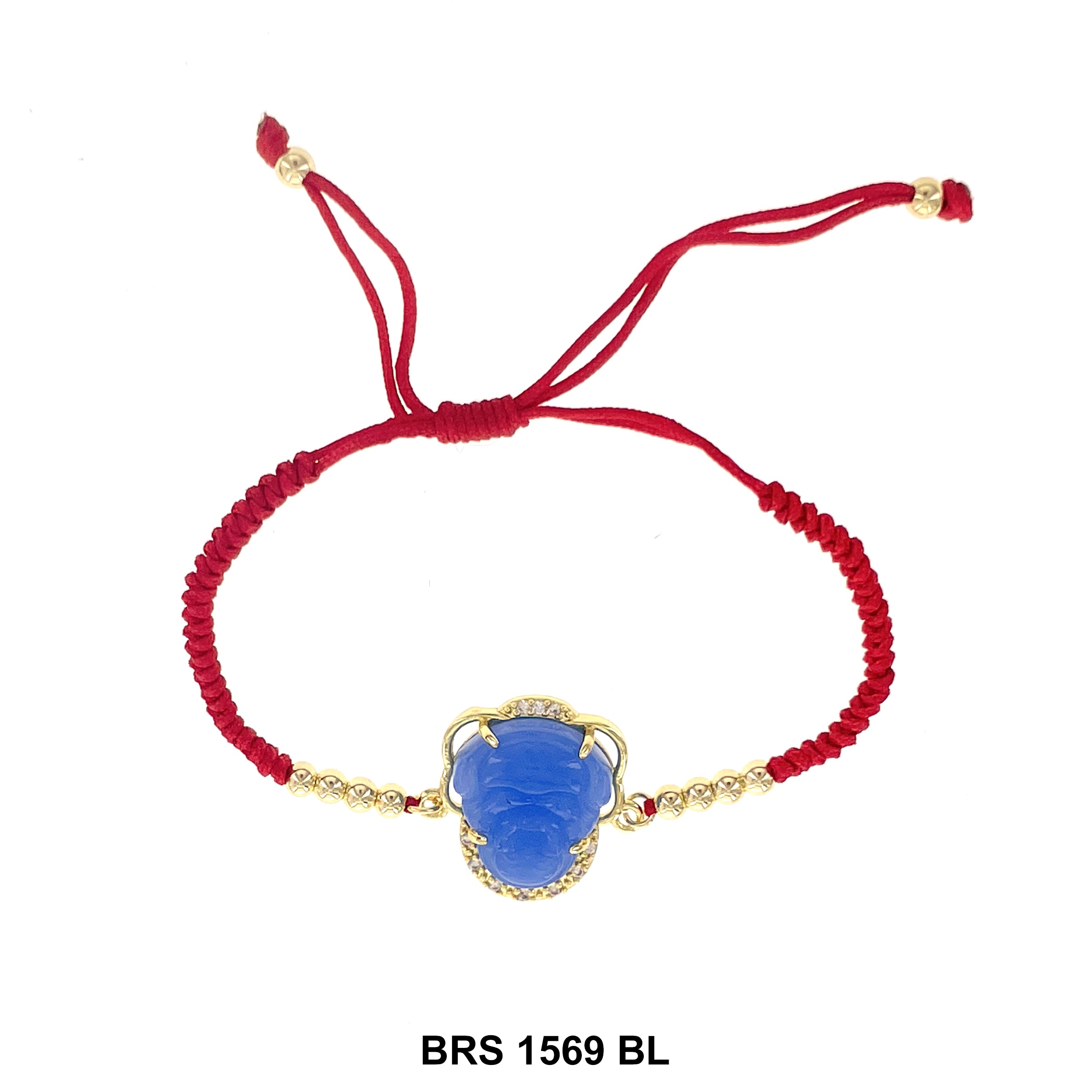 Laughing Buddha Bracelet BRS 1569 BL