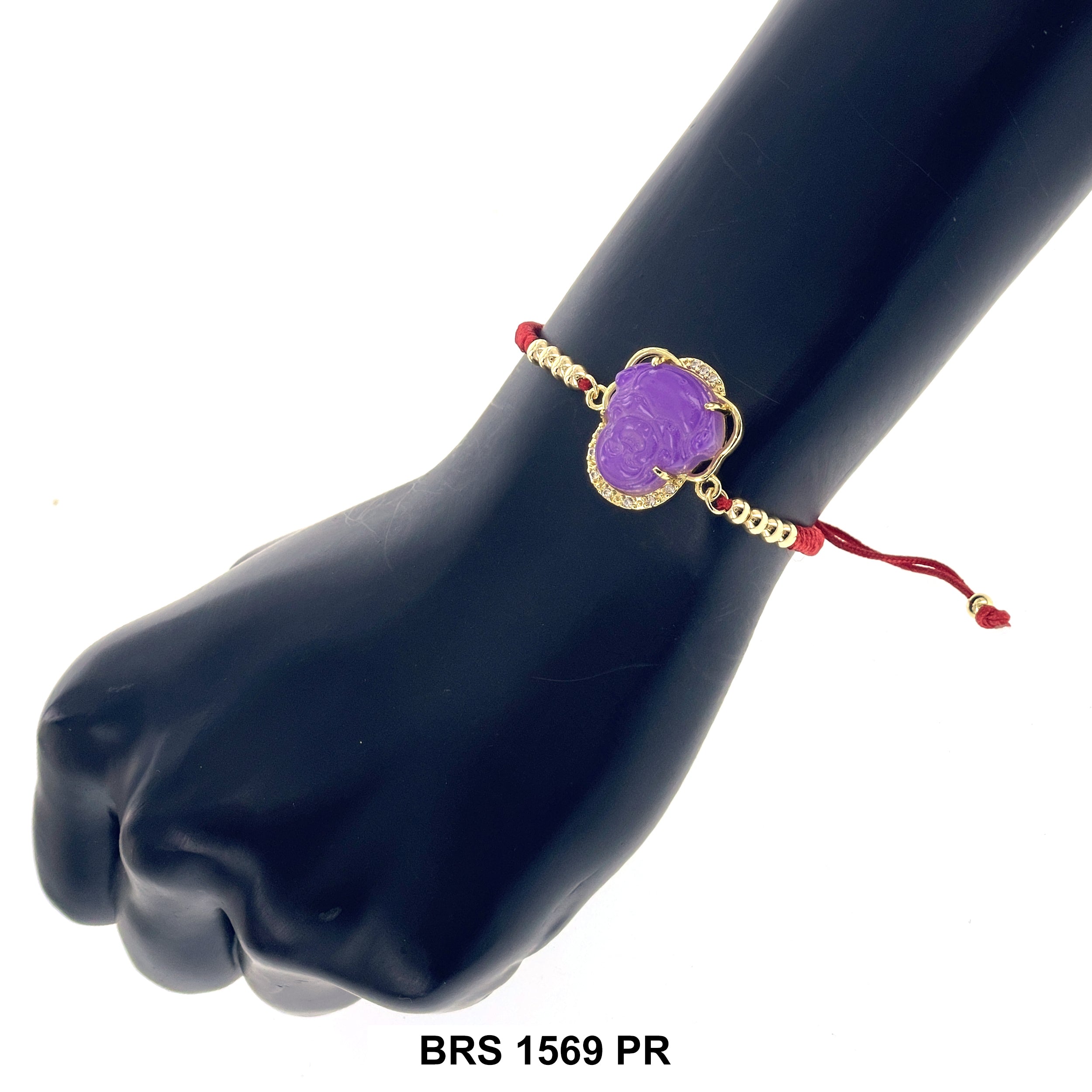 Laughing Buddha Bracelet BRS 1569 PR