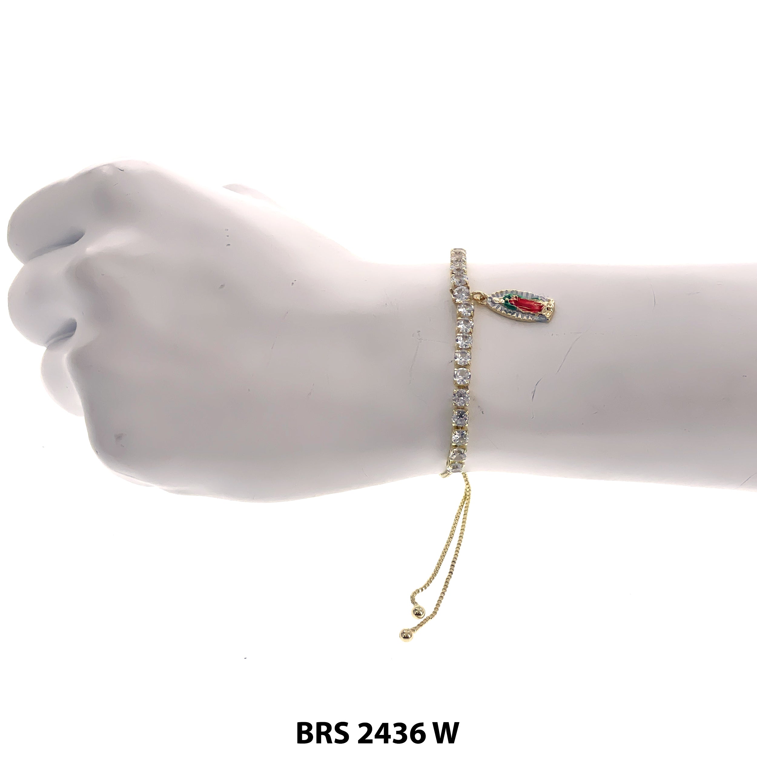 Pulsera Ajustable de Hilo Laughing Buddha BRS 1569 BL