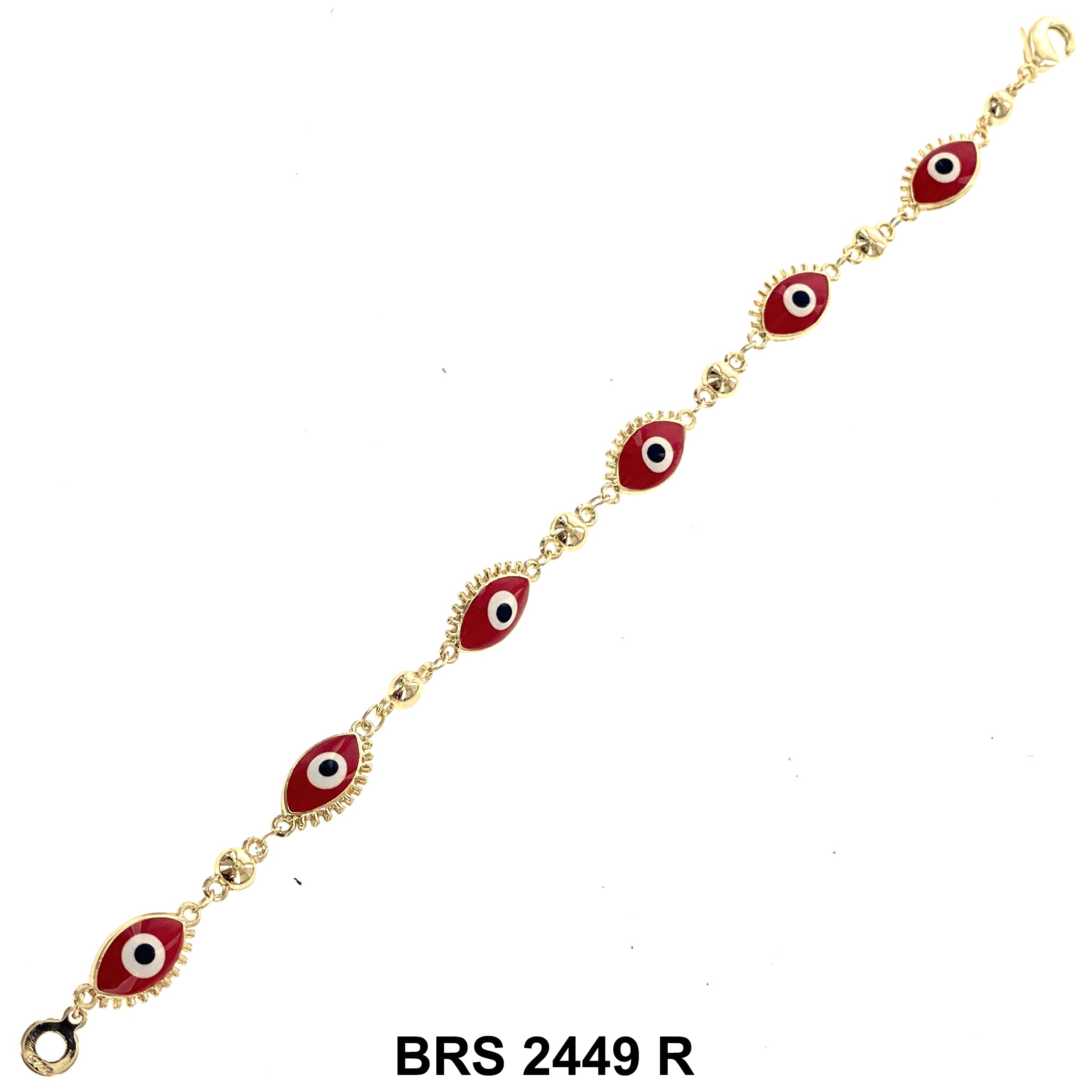 Eye Evil Eye Beads Bracelet BRS 2449 R