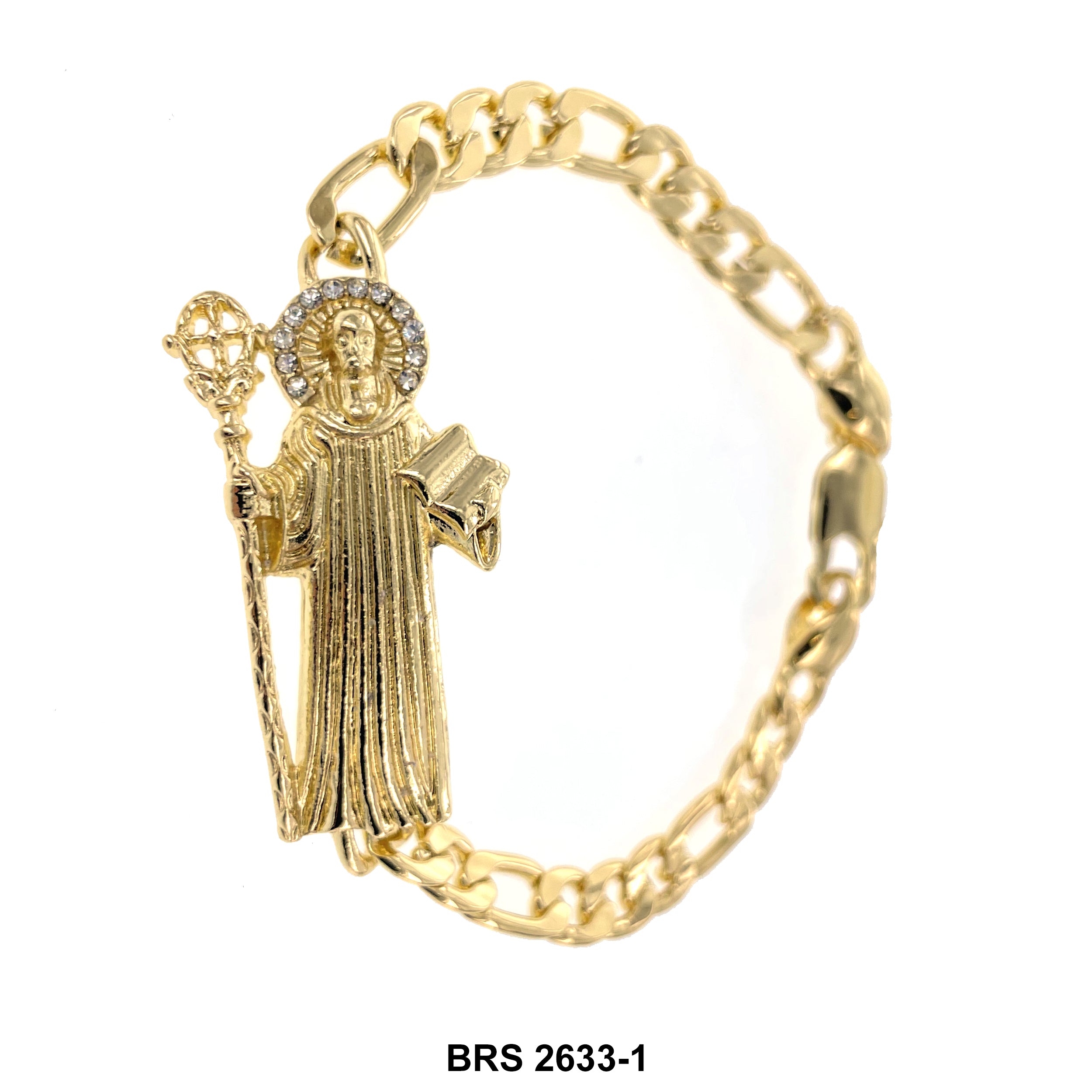 Pulsera Ajustable San Judas BRS 2431 GR