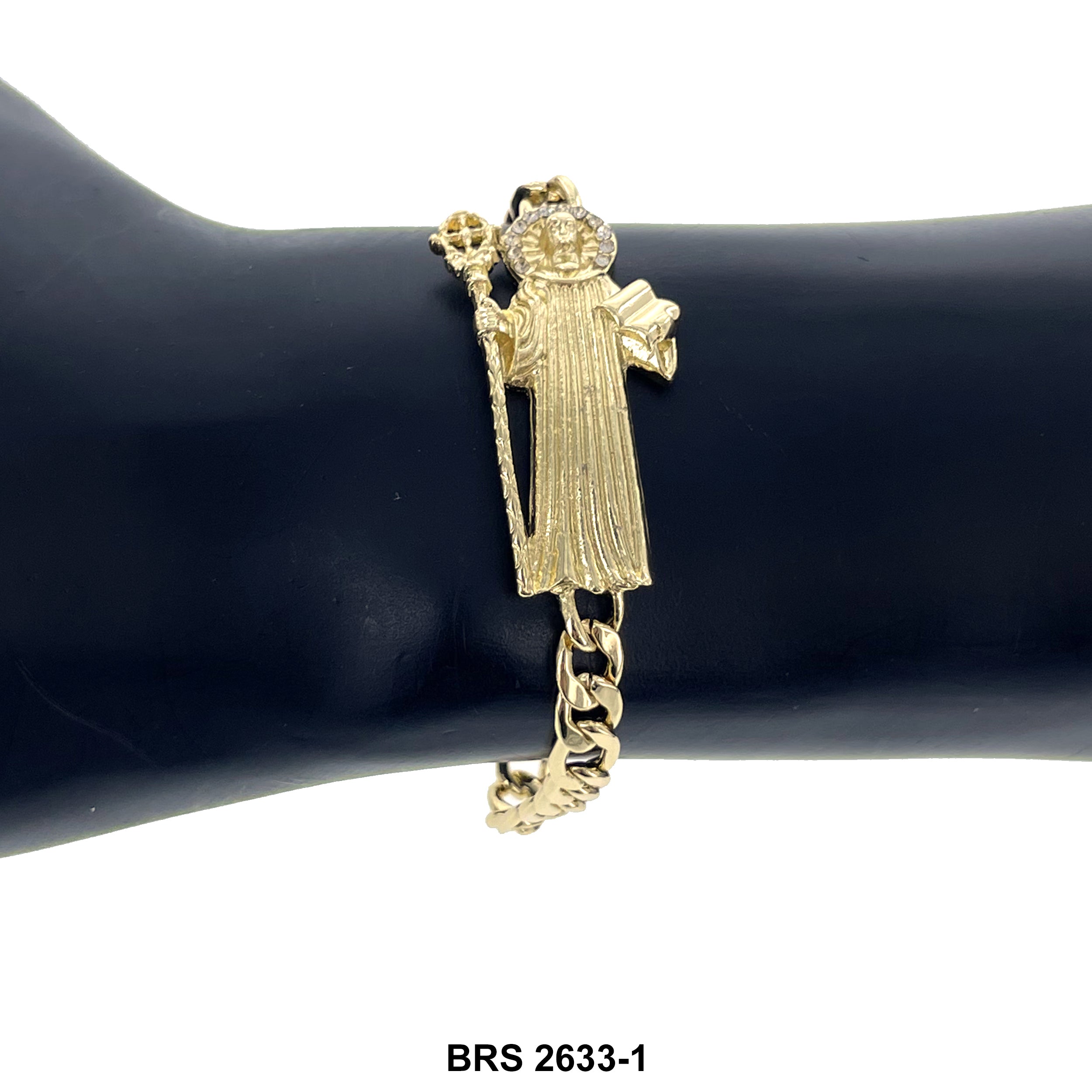 Pulsera Ajustable San Judas BRS 2431 GR