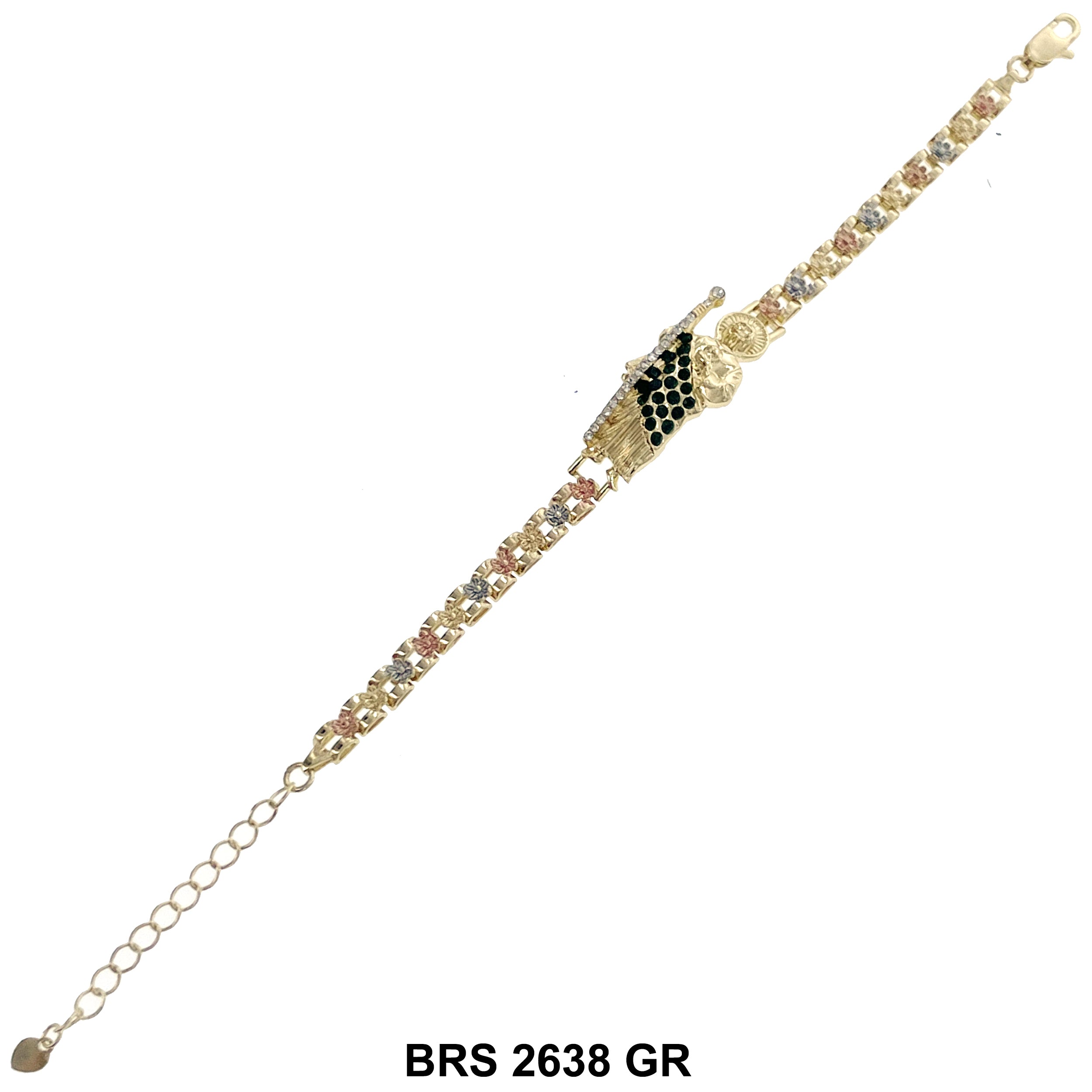 San Judas Bracelet BRS 2638 GR