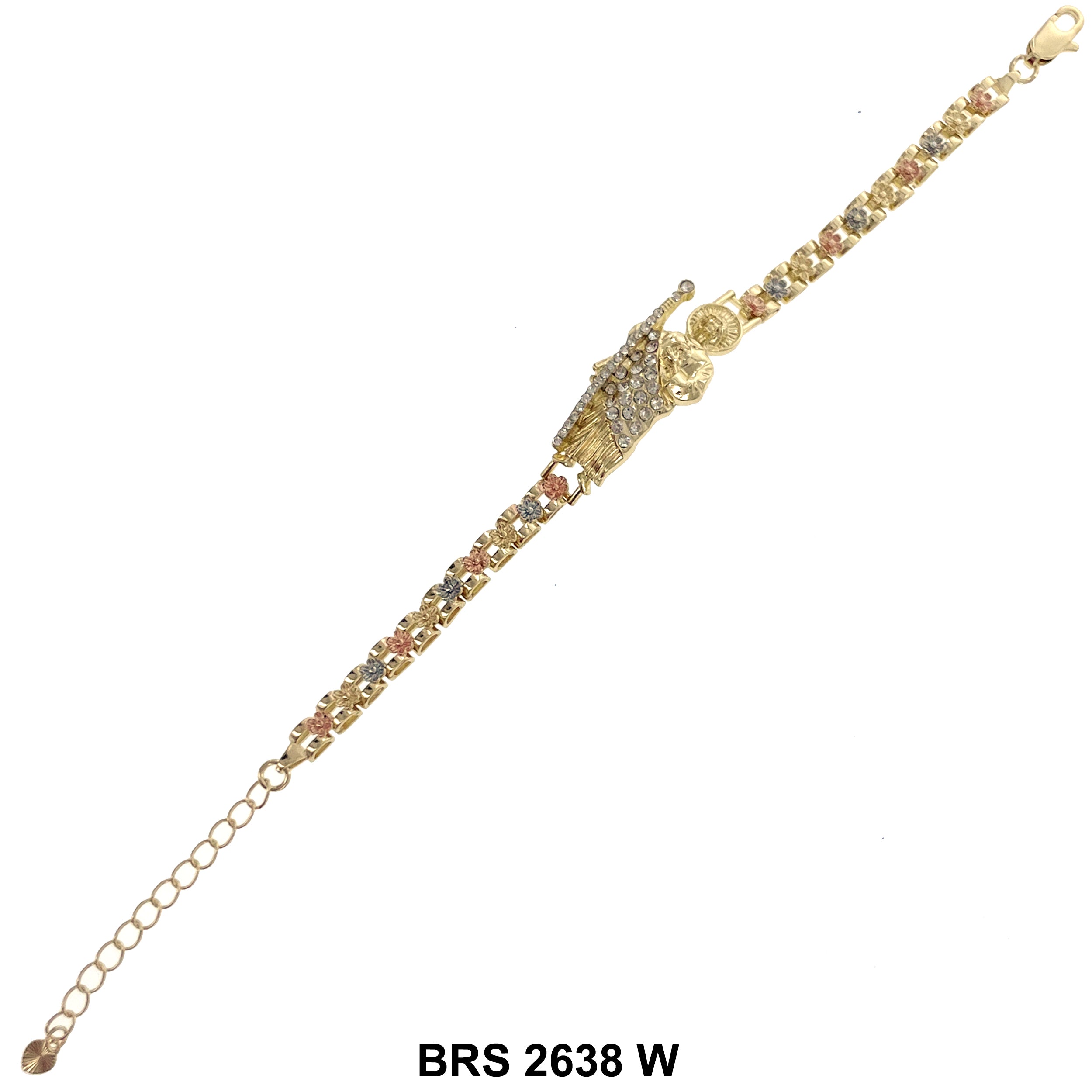 Pulsera Ajustable San Judas BRS 2431 GR