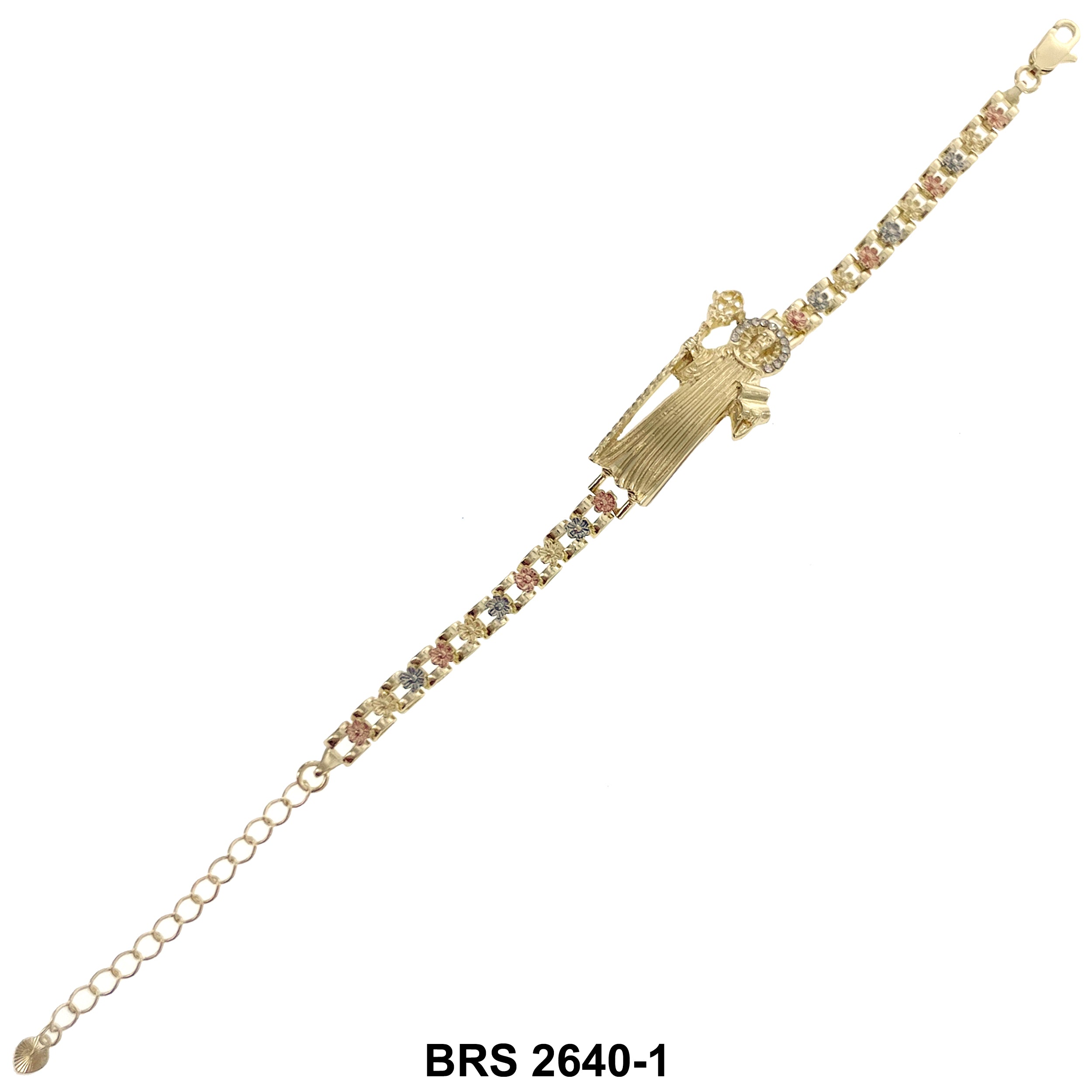 Pulsera Ajustable San Judas BRS 2431 GR