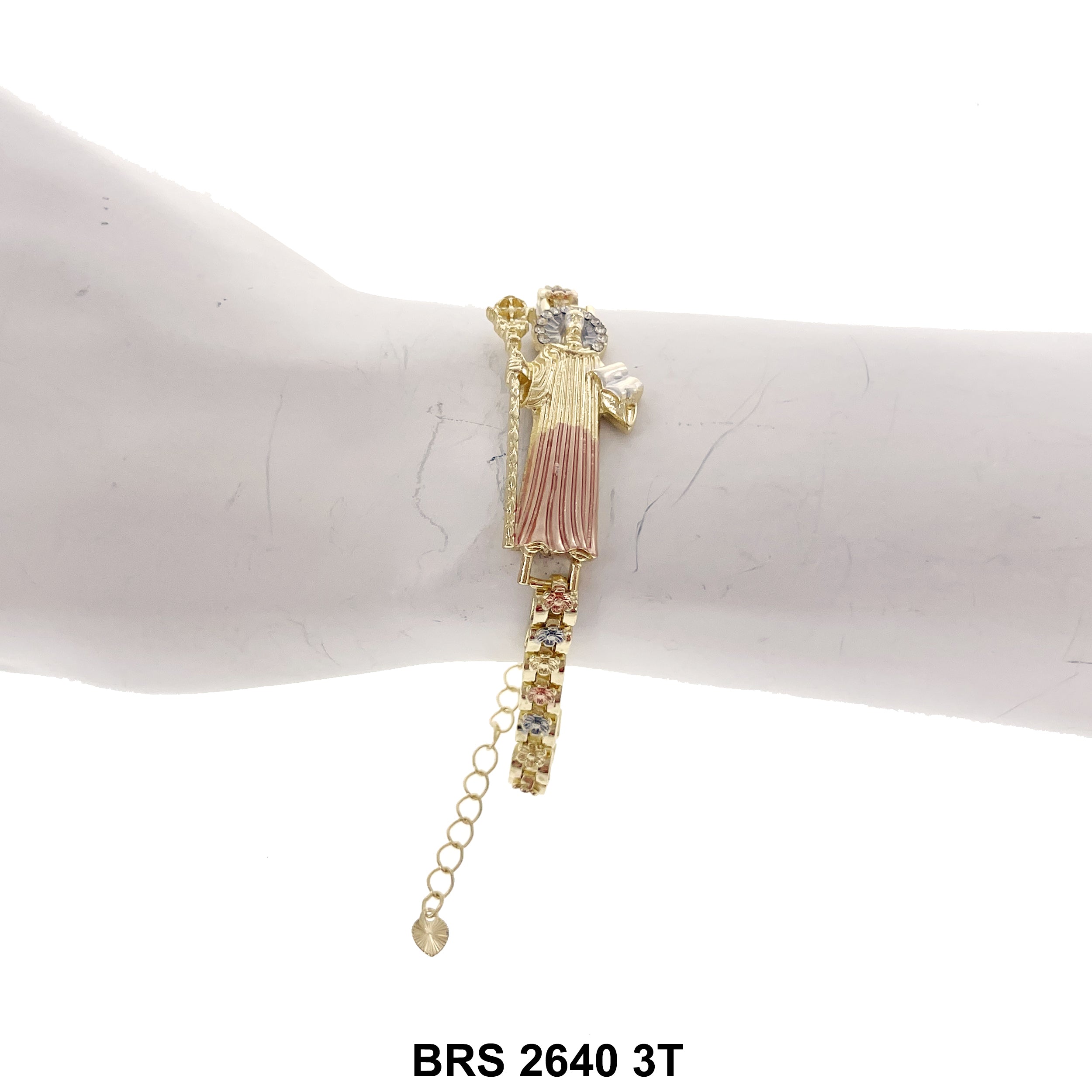 Pulsera Ajustable San Judas BRS 2431 GR