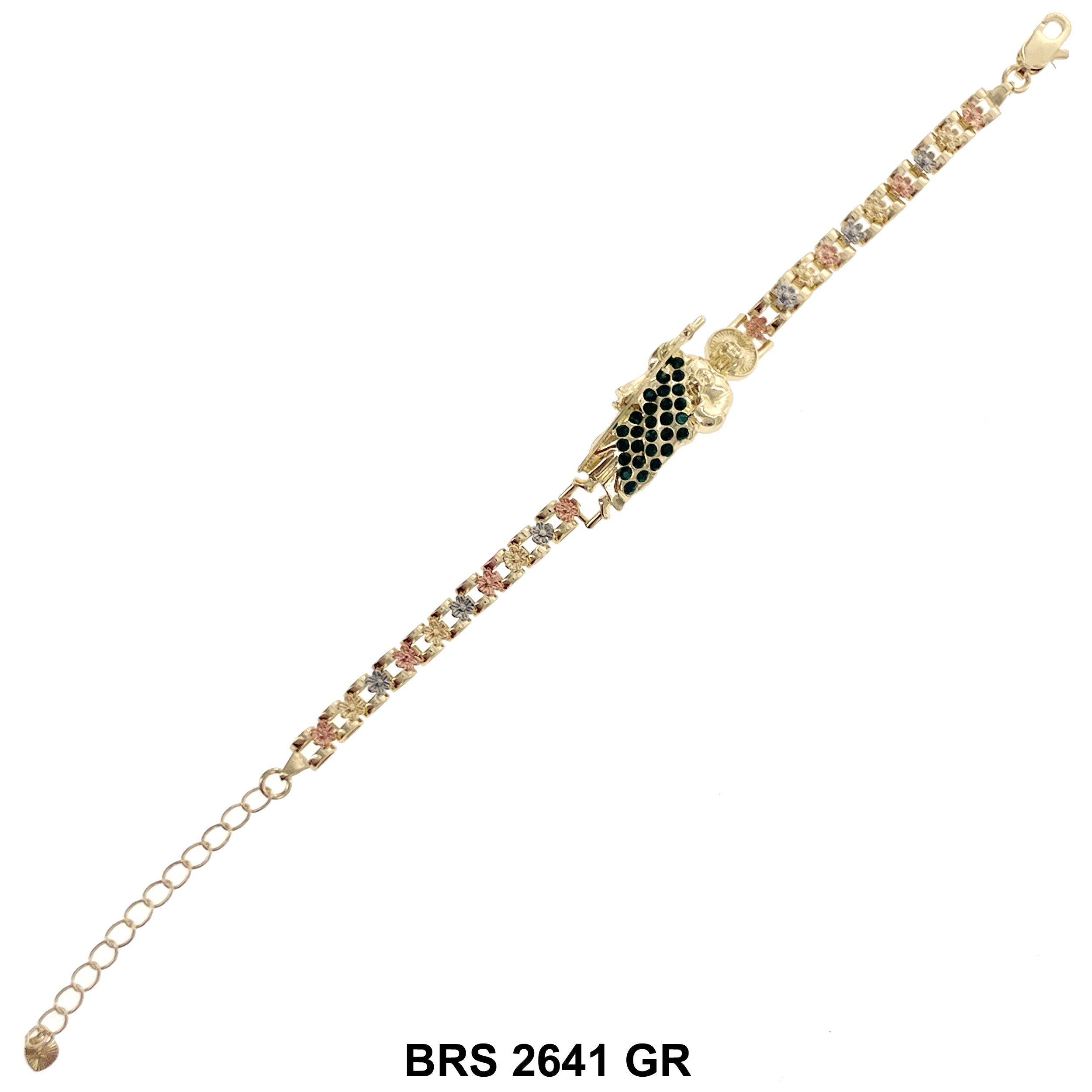 Pulsera Ajustable San Judas BRS 2431 GR