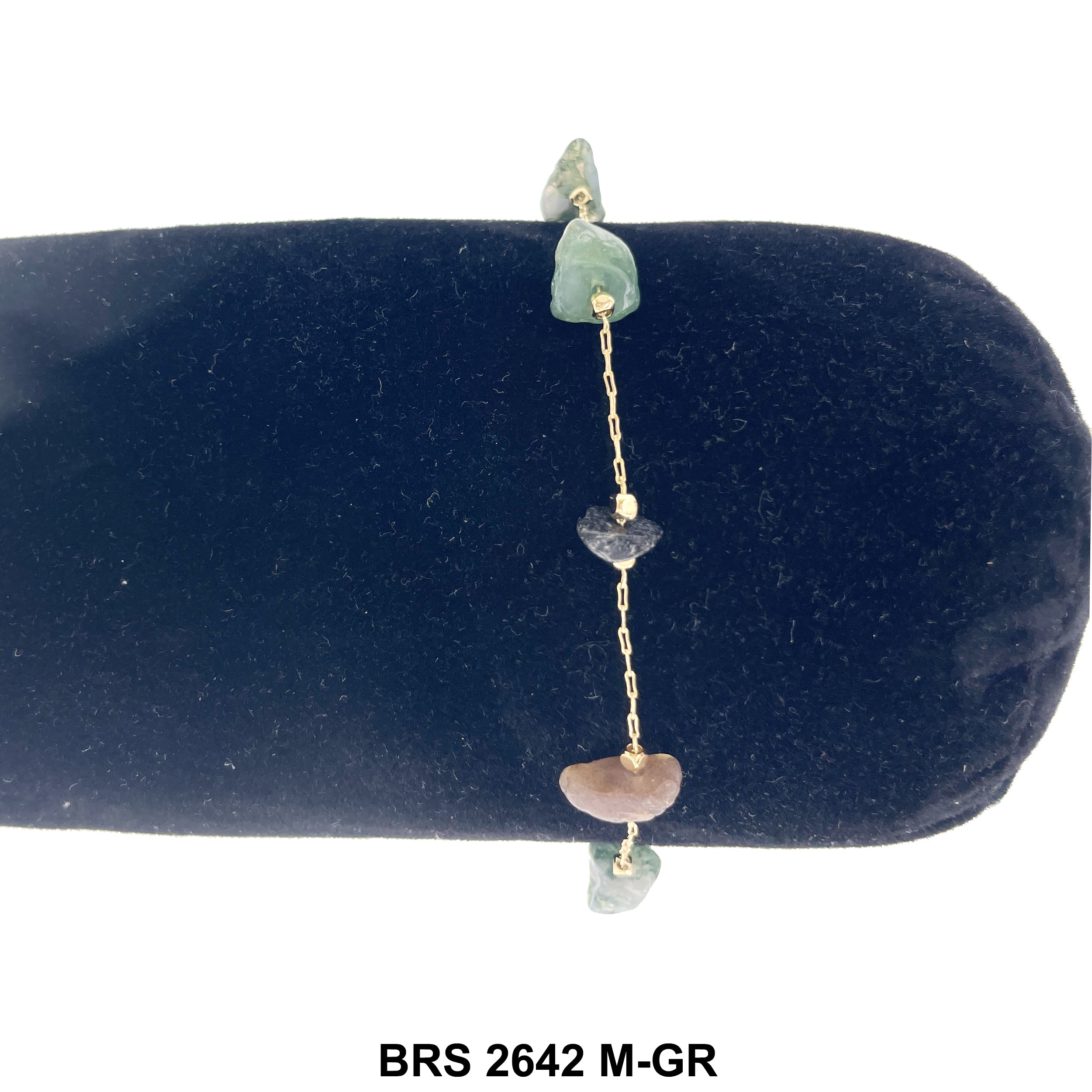 Natural Stones Bracelet BRS 2642 M-GR