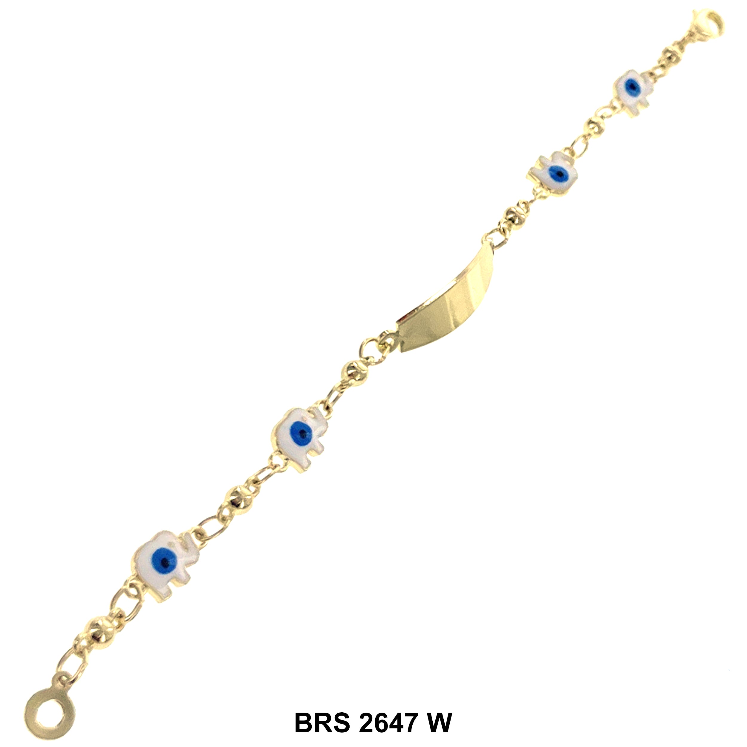 Evil Eye ID Bracelet BRS 2647 W