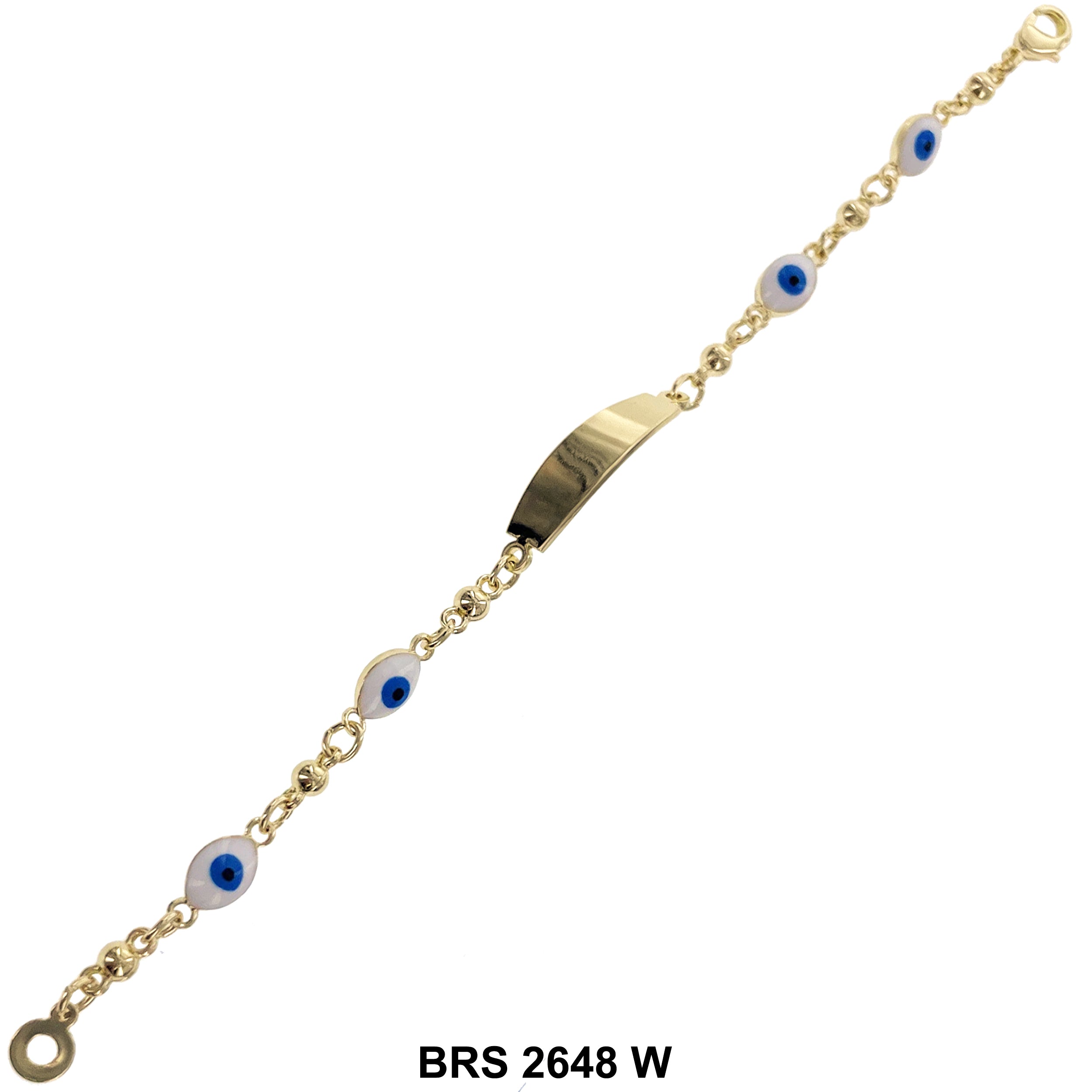 Evil Eye ID Bracelet BRS 2648 W