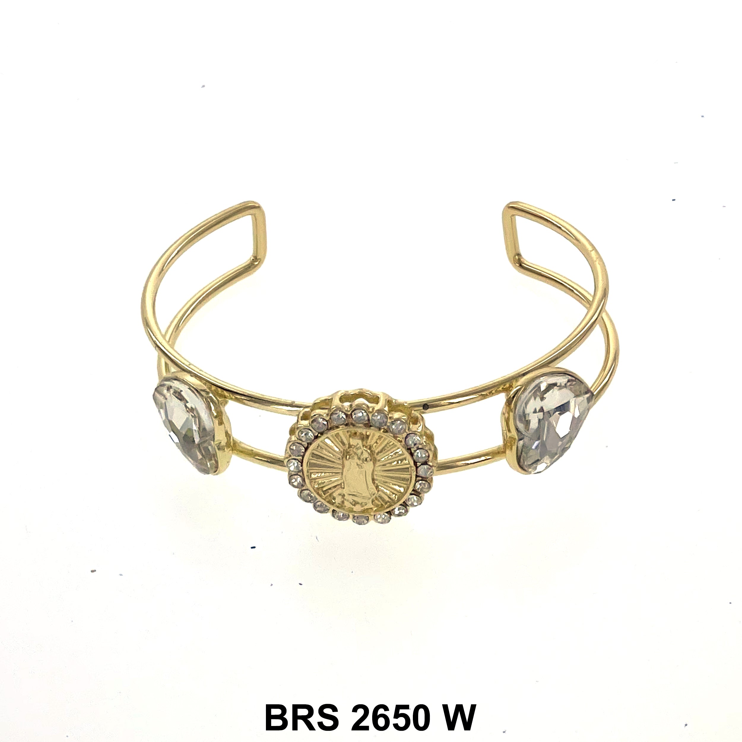 Guadalupe Cuff Bangle Bracelet BRS 2650 W