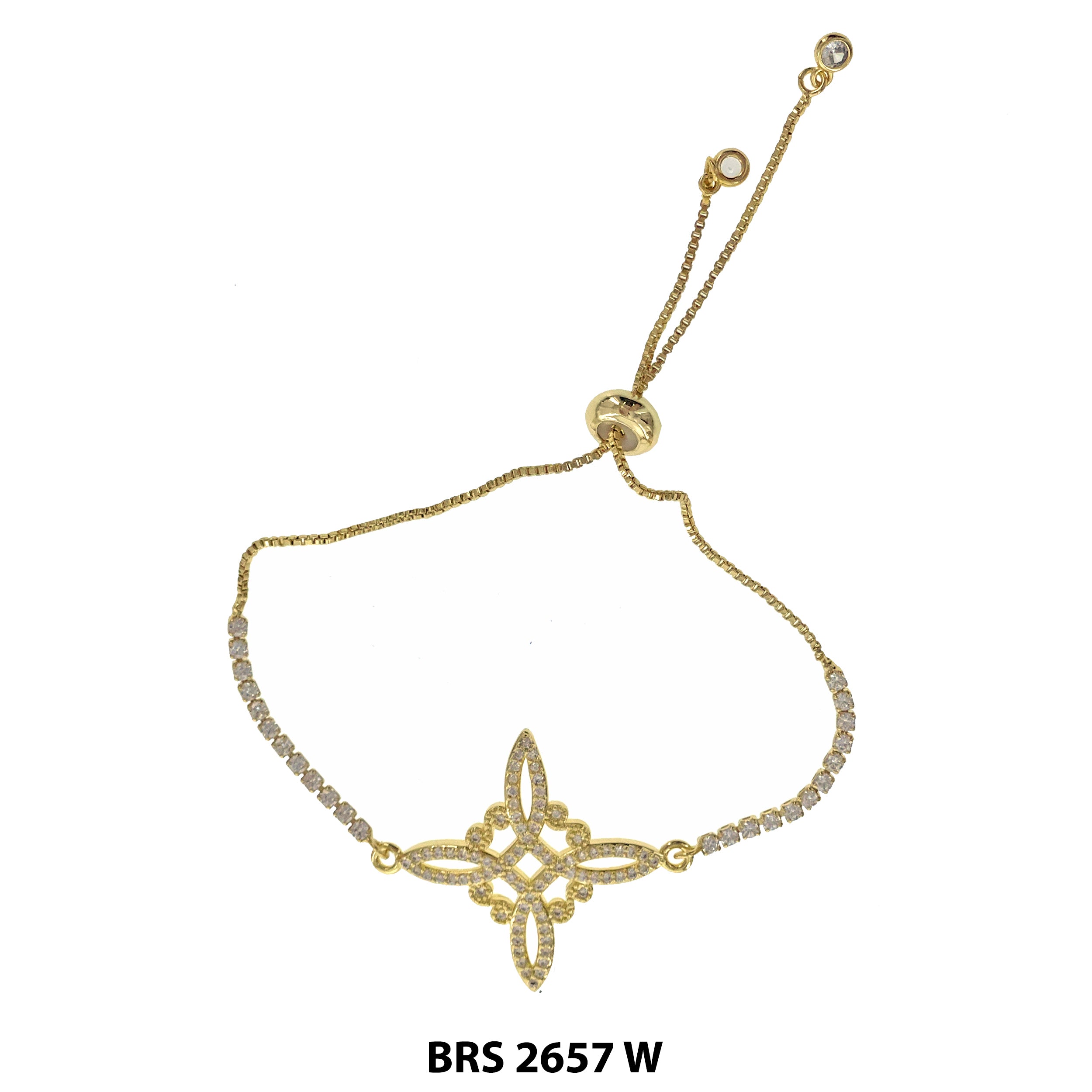 El Nudo De Brujas Adjustable Bracelet BRS 2657 W