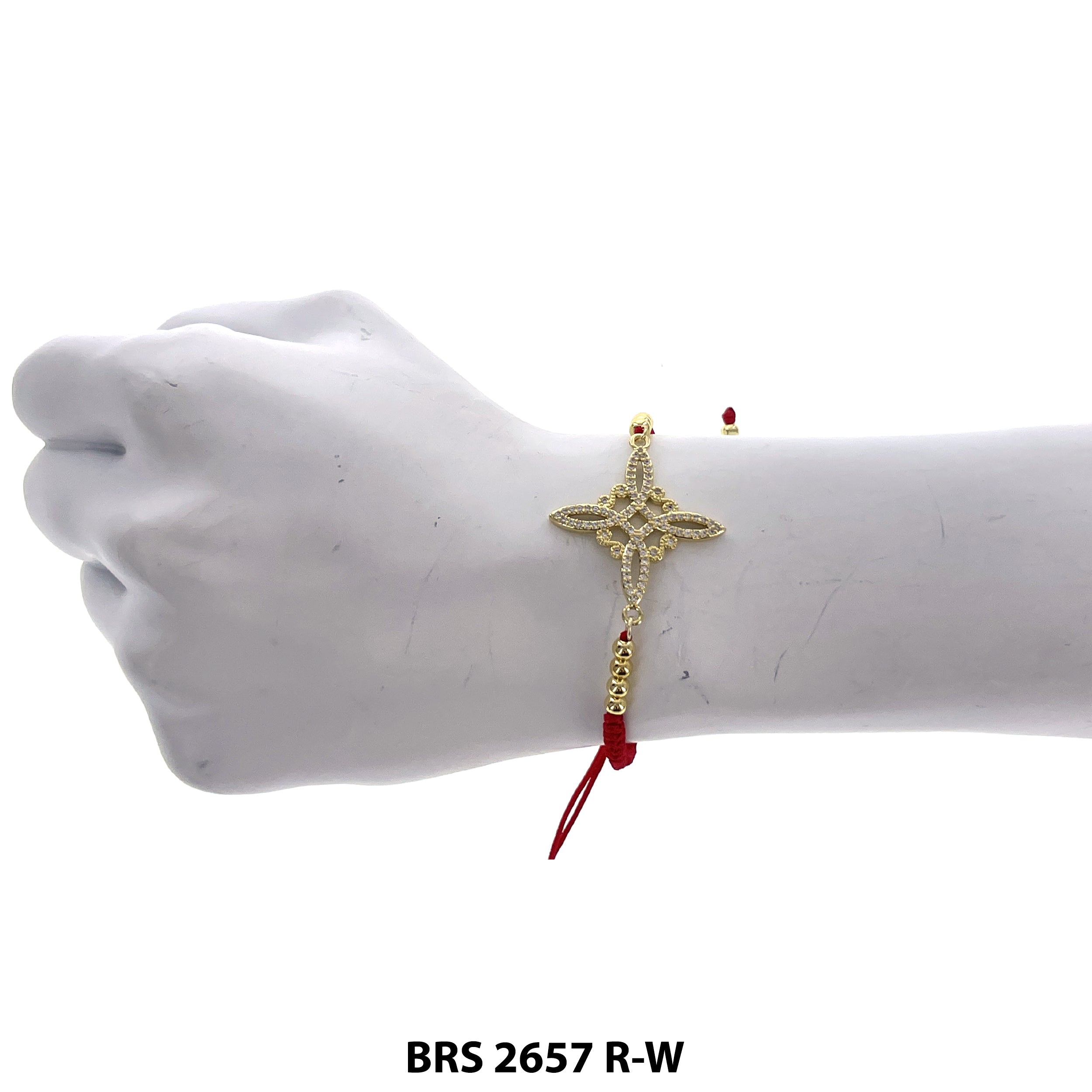 El Nudo De Brujas Adjustable Bracelet BRS 2657 R-W