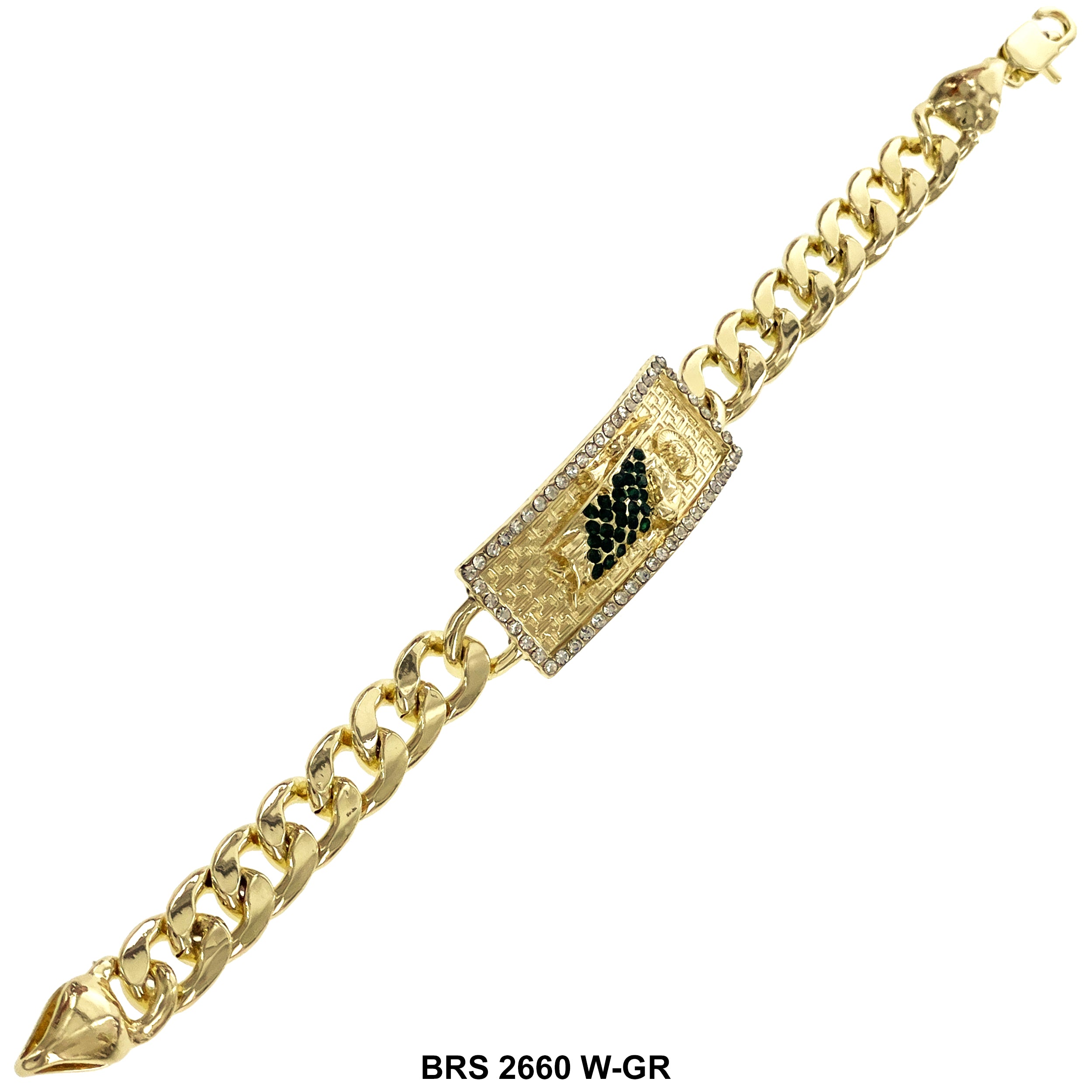 San Judas Bracelet BRS 2660 W-GR