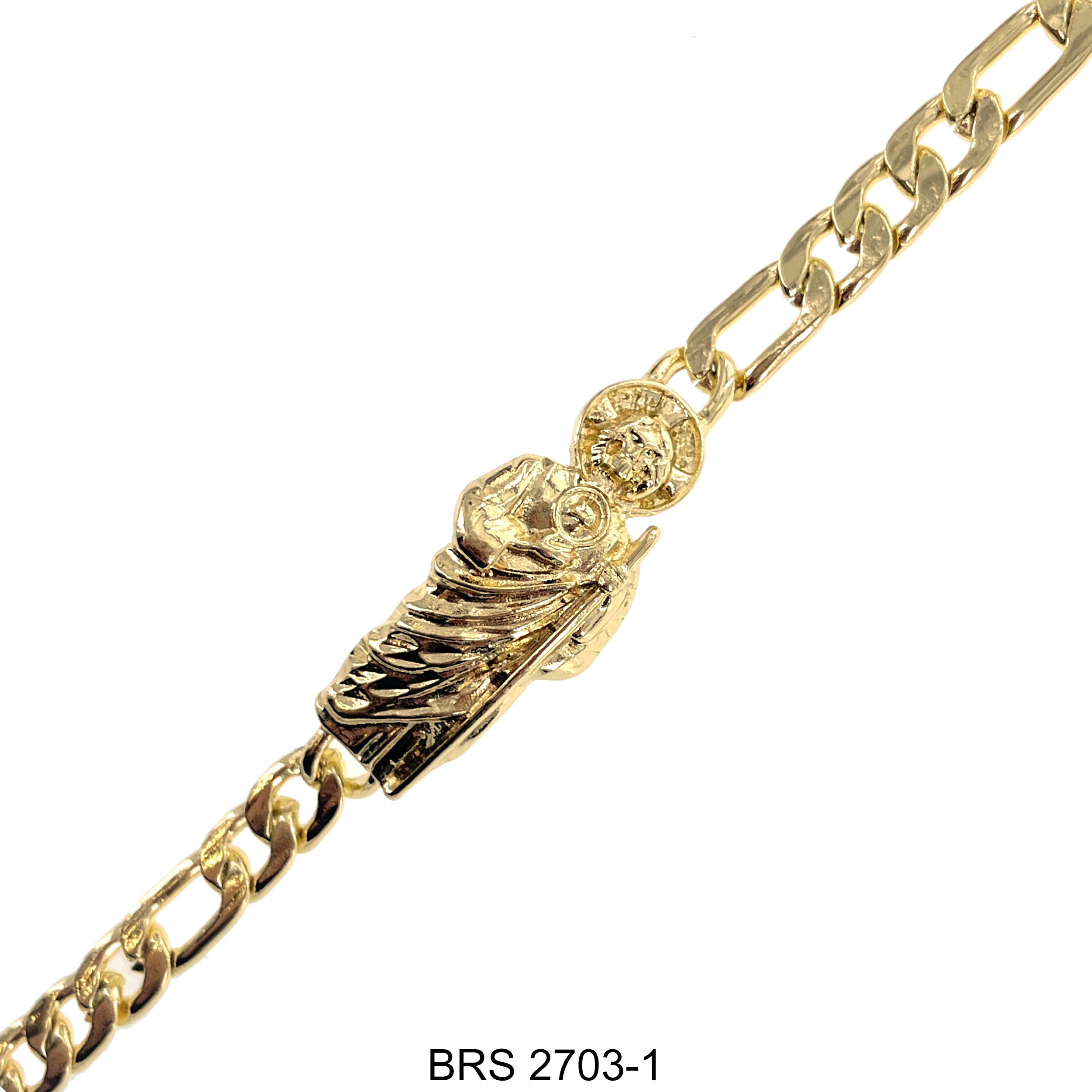 San Judas Chain Bracelet BRS 2703-1