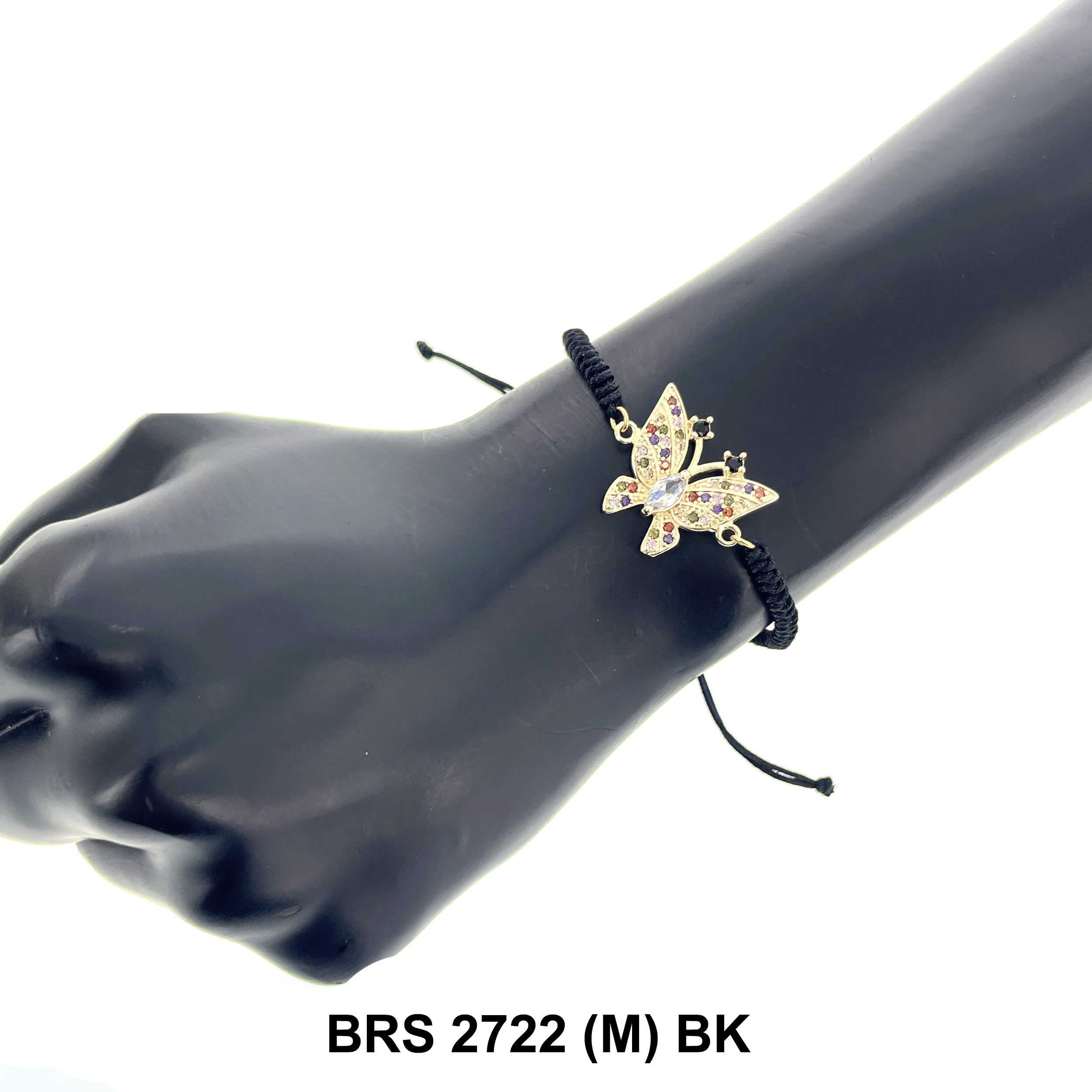 Butterfly Thread Bracelet BRS 2722 (M) BK