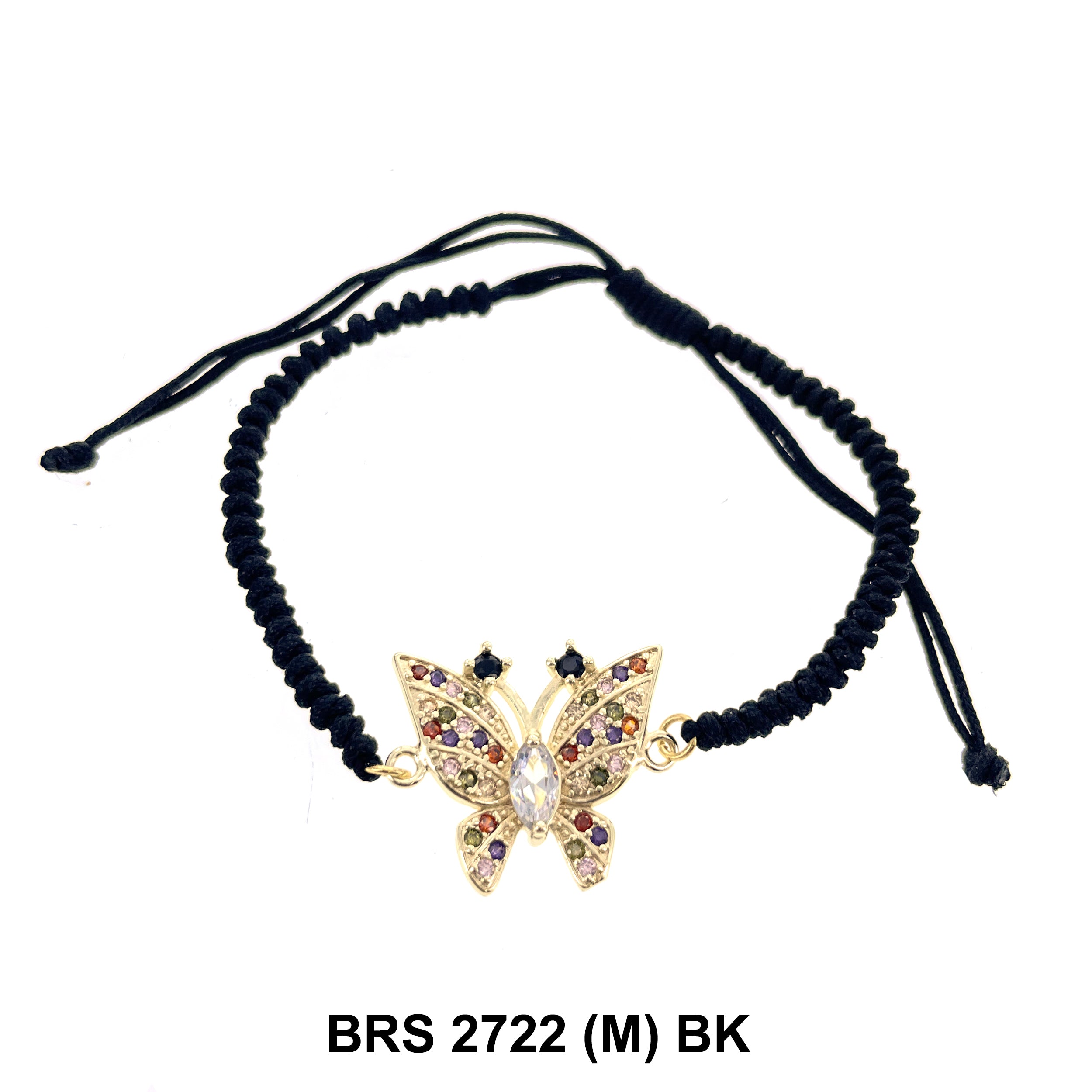 Butterfly Thread Bracelet BRS 2722 (M) BK